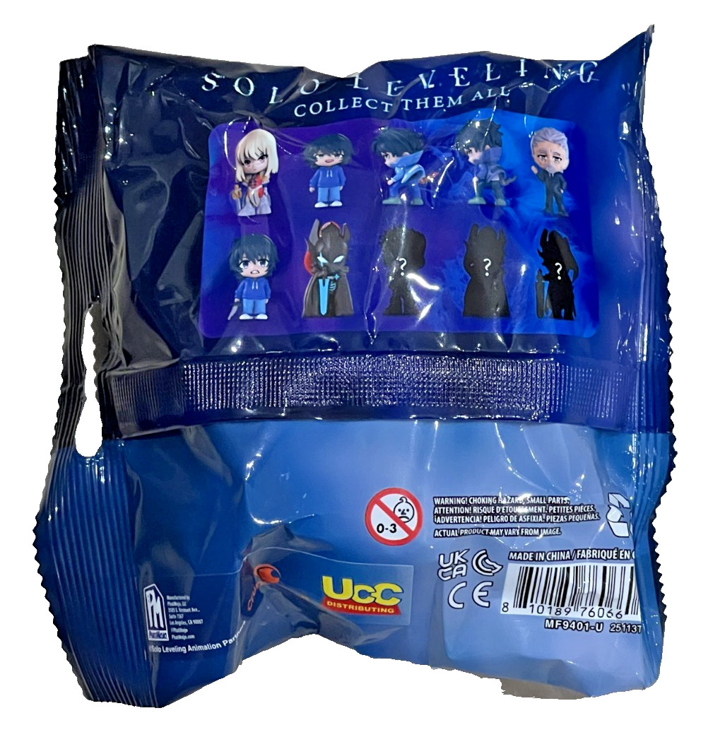 4x SOLO LEVELING BLIND BAG FIGURES SUNG JIN-WOO IGRIS SEALED IN HAND EXCLUSIVE
