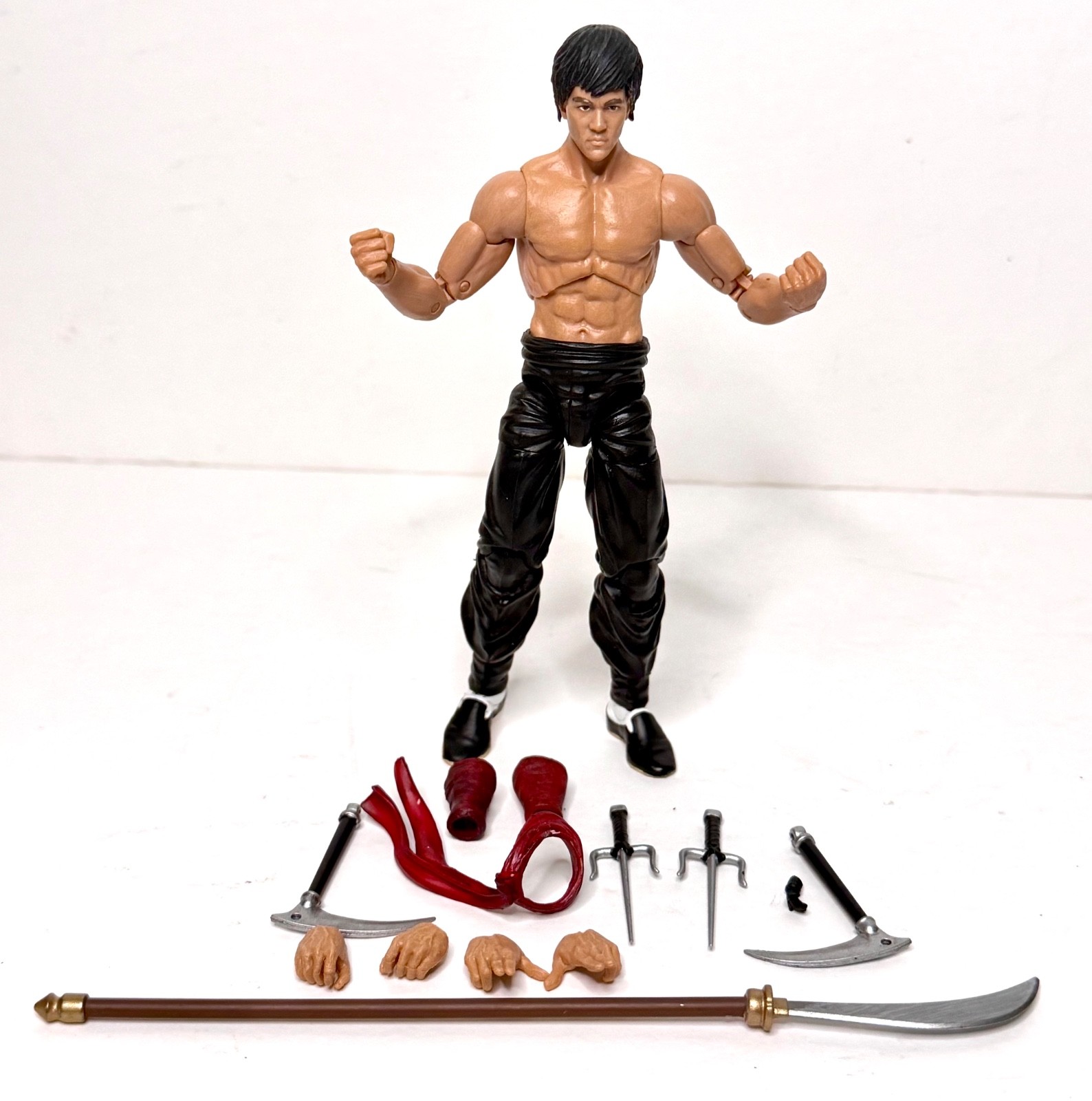 Fwoosh Articulated Icons Feudal Series SHIBITO (WARRIOR MONK) *BRUCE LEE CUSTOM*