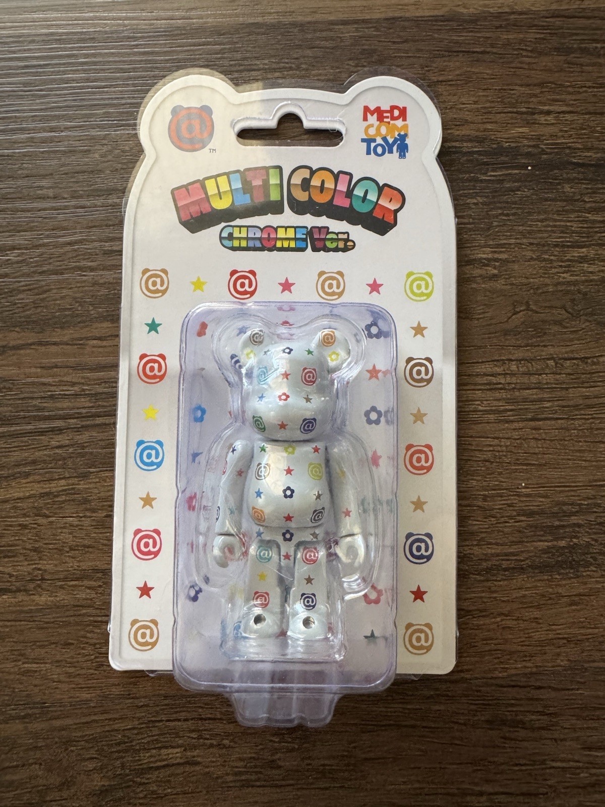 Medicom Multi Color Chrome Be@rbrick 100% Skytree Exclusive Sealed Bearbrick