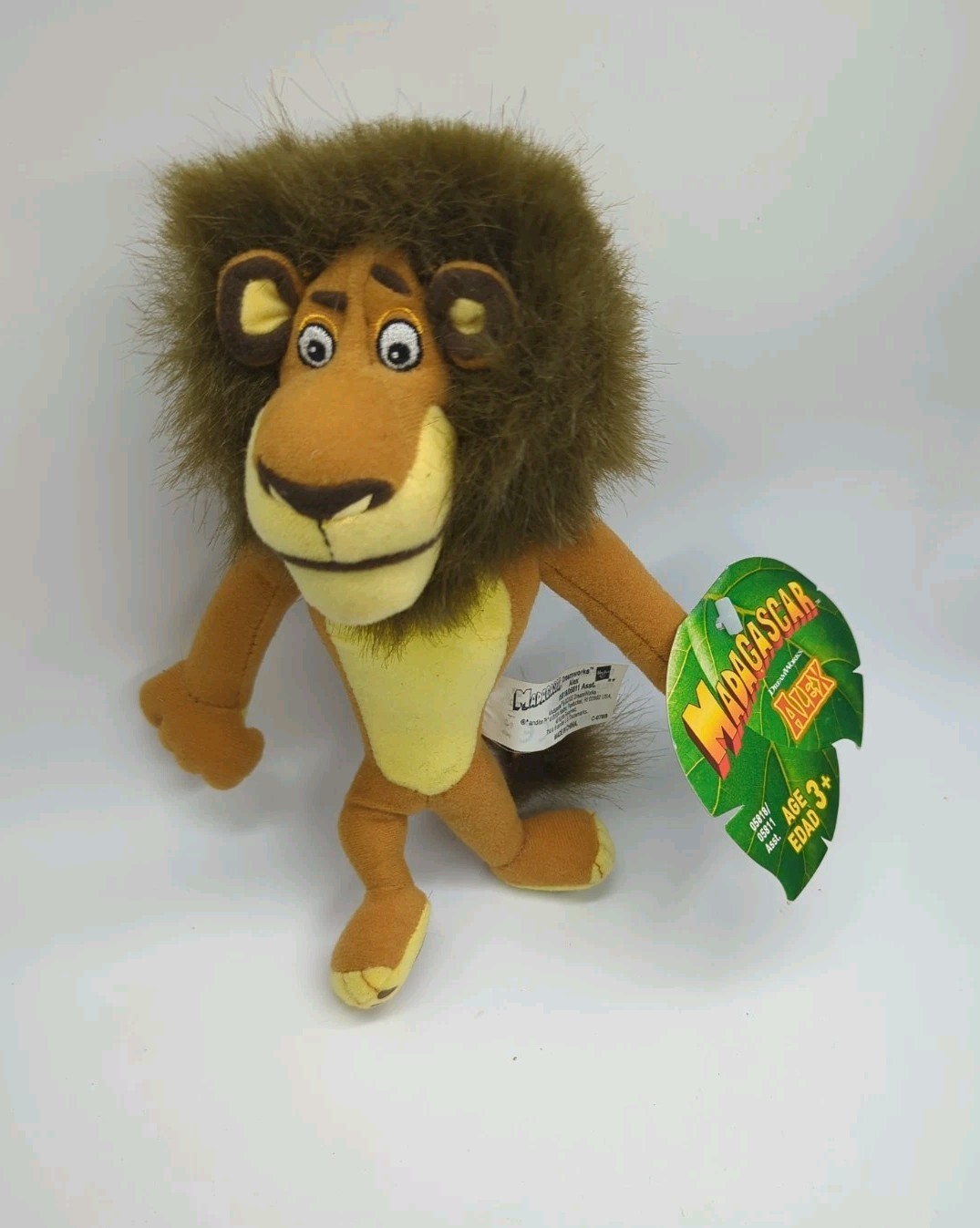 MADAGASCAR 8.5″ Alex Plush 2004 Hasbro