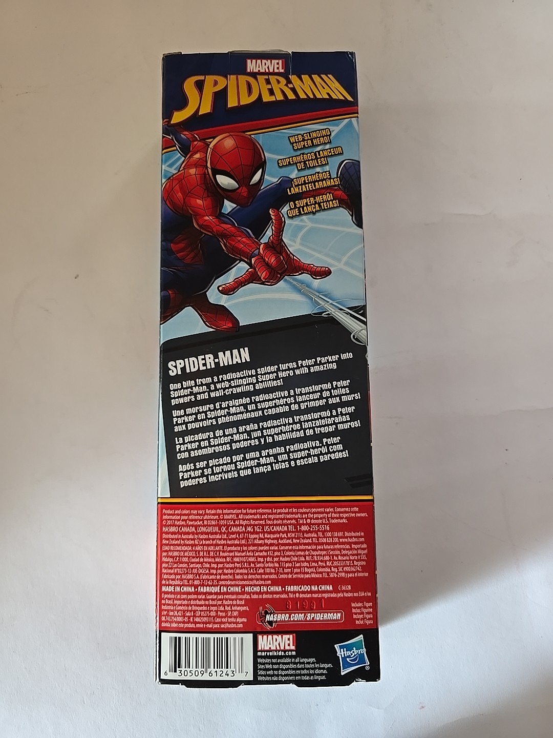 Marvel SpiderMan Titan Hero Series Spider-Man 12-Inch-Scale New