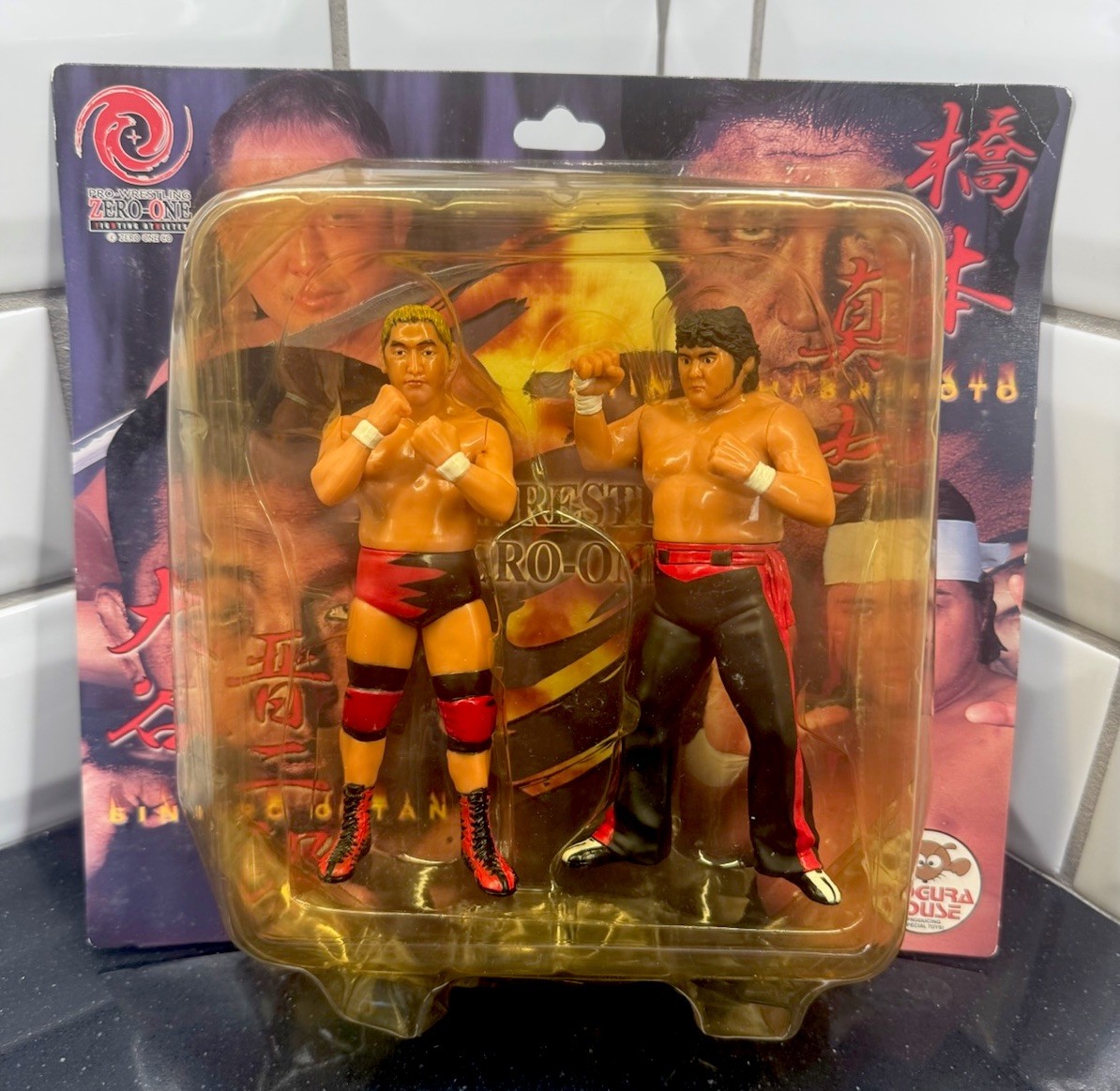 2002 ZERO ONE CharaPro HASHIMOTO & OHTANI Figure Set AJPW WWE AEW Mattel NJPW