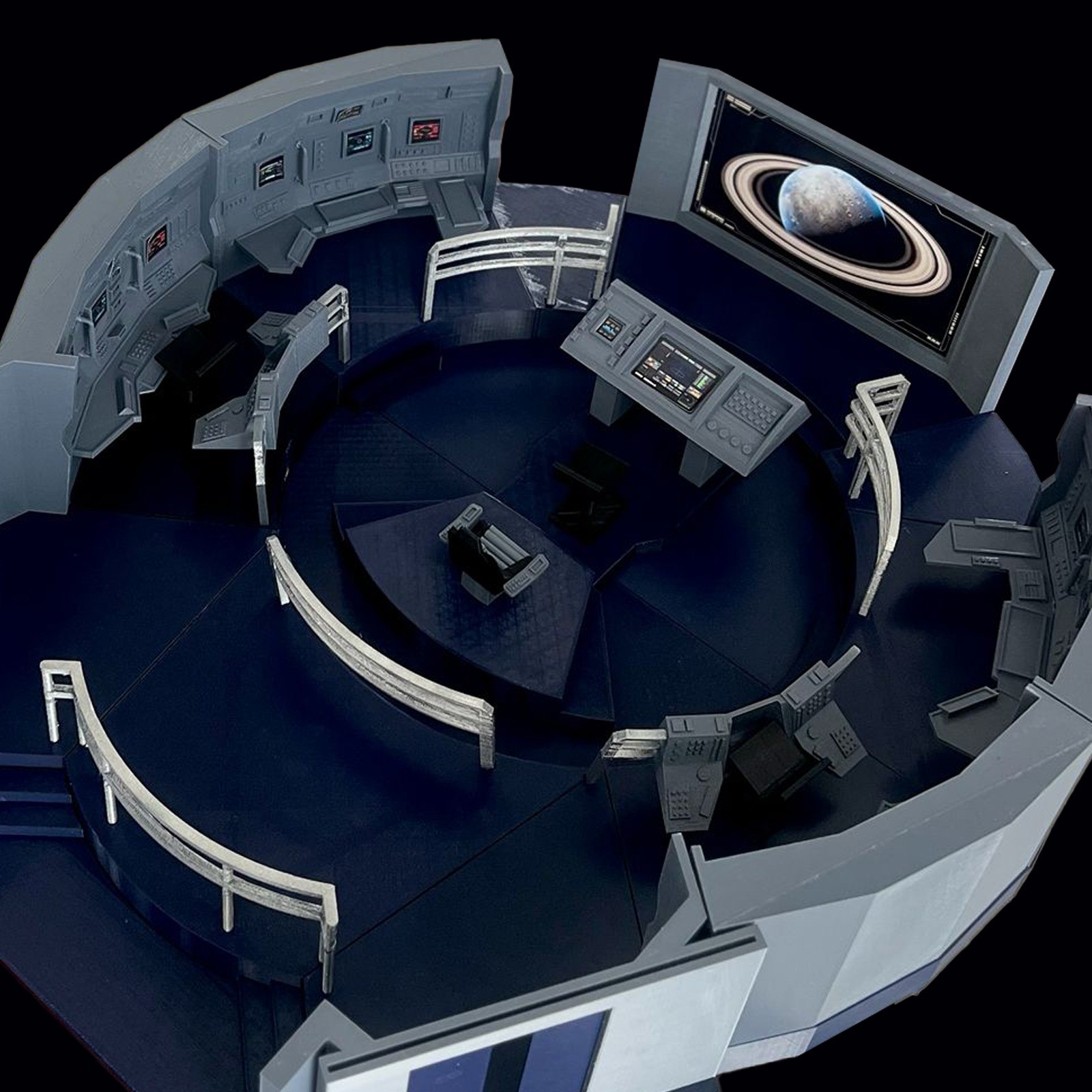 Custom USS Enterprise (NX-01) Bridge for 4.5 IN (1:16) FIGURE
