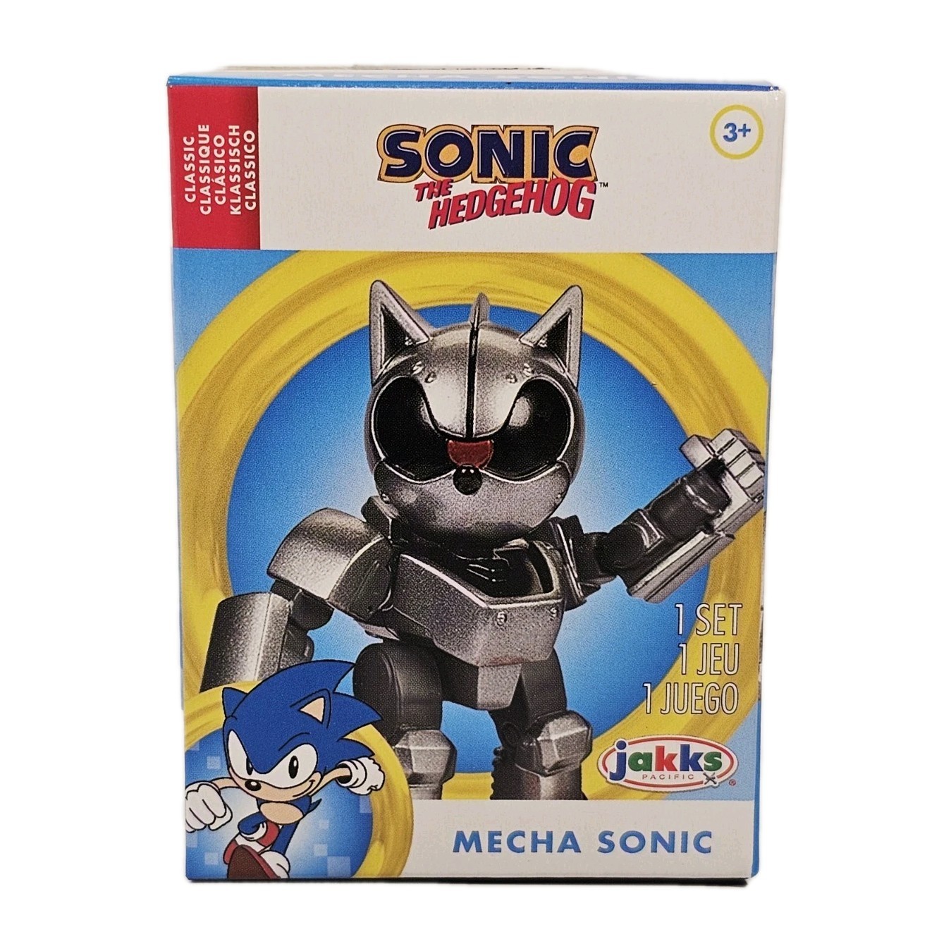 Jakks Pacific Sonic The Hedgehog Mecha Sonic 2.5″ Figure New