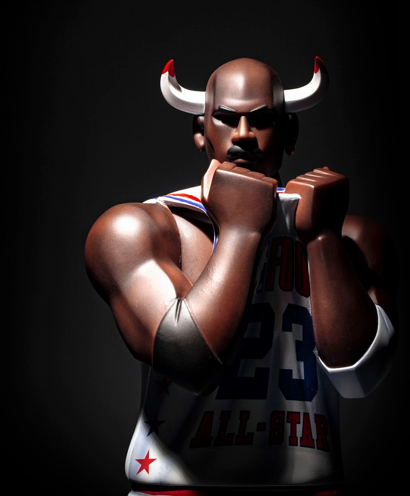 【In-Stock】Fools Paradise NBA Michael Jordan XL 23 Two Three All-Star Vinyl Toy