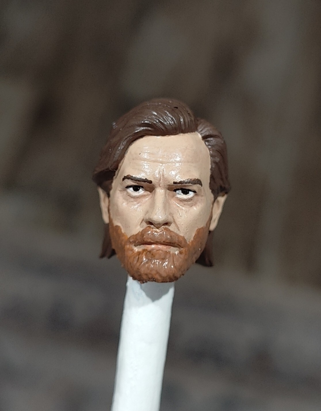Ewan McGregor Obi Wan Kenobi 1/12 scale Custom Painted Head Sculpt