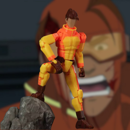 3D Printed Superheroes Invincible Rex Splode Action Figure 5.5 Inches MultiJoint