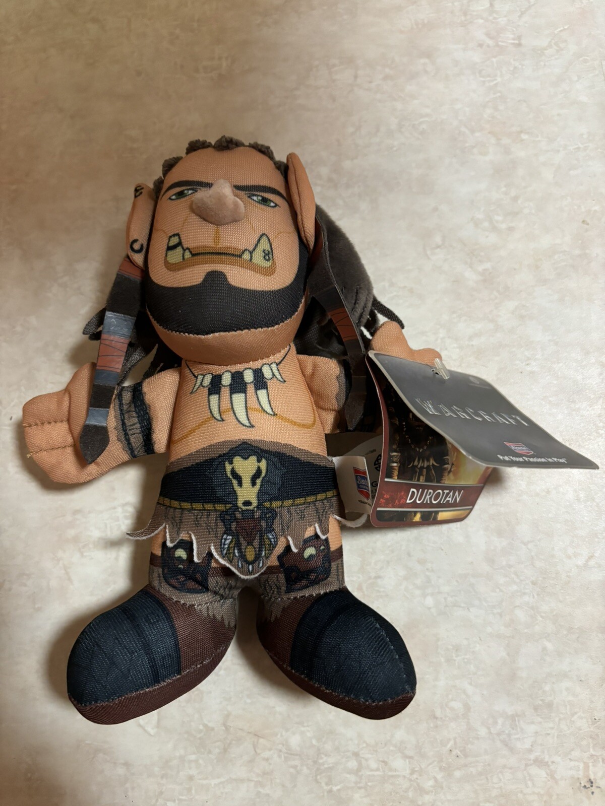 Warcraft Durotan 7″ Plush Figure – 2016 Bleacher Creatures – Brand New with Tags