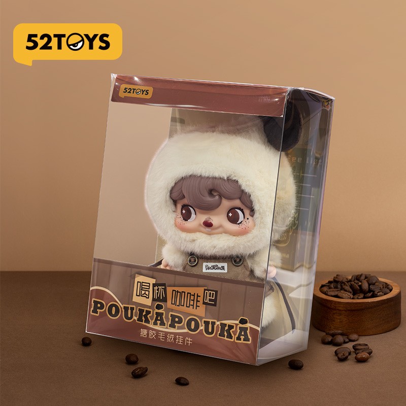 52TOYS POUKA Have A Cup of Coffee Series Figure Toy New Gift Hot
