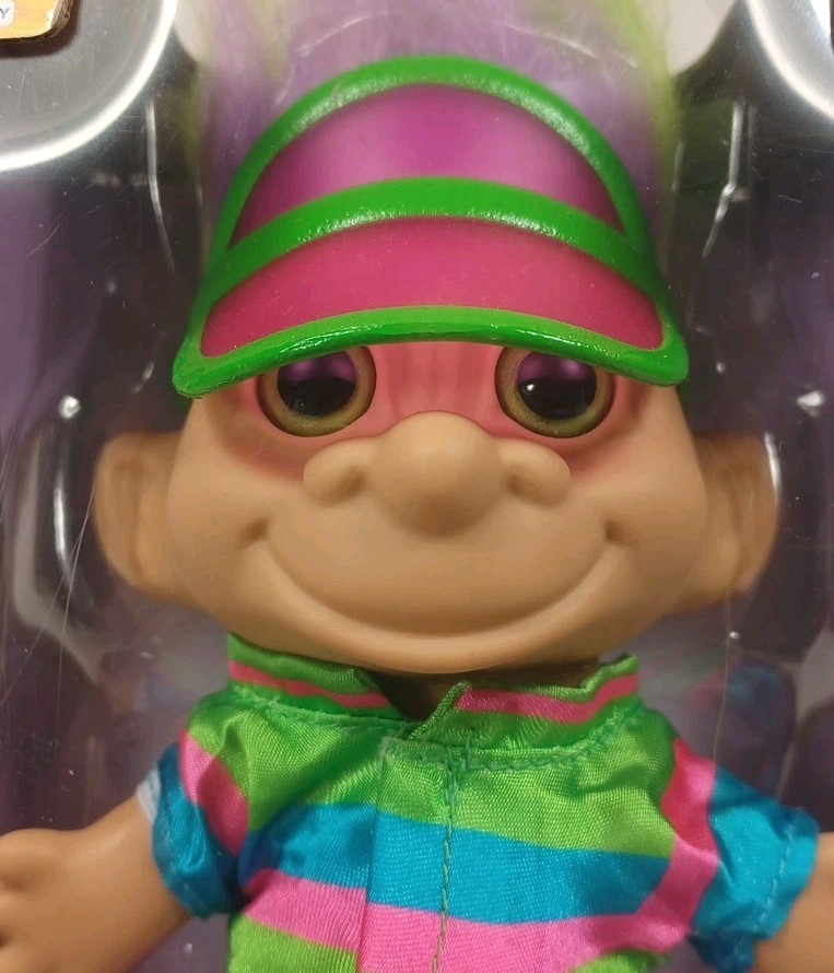 Treasure Trolls Good Luck Trolls Jogging Troll 65th Anniversary Belly Charm New