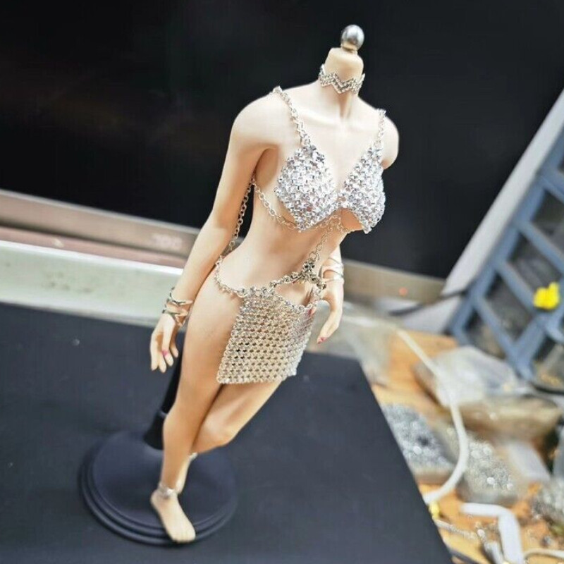 1Set 1:6 Scale Chain Outfit Clothes For Action Figure Body 12″ Female Toys