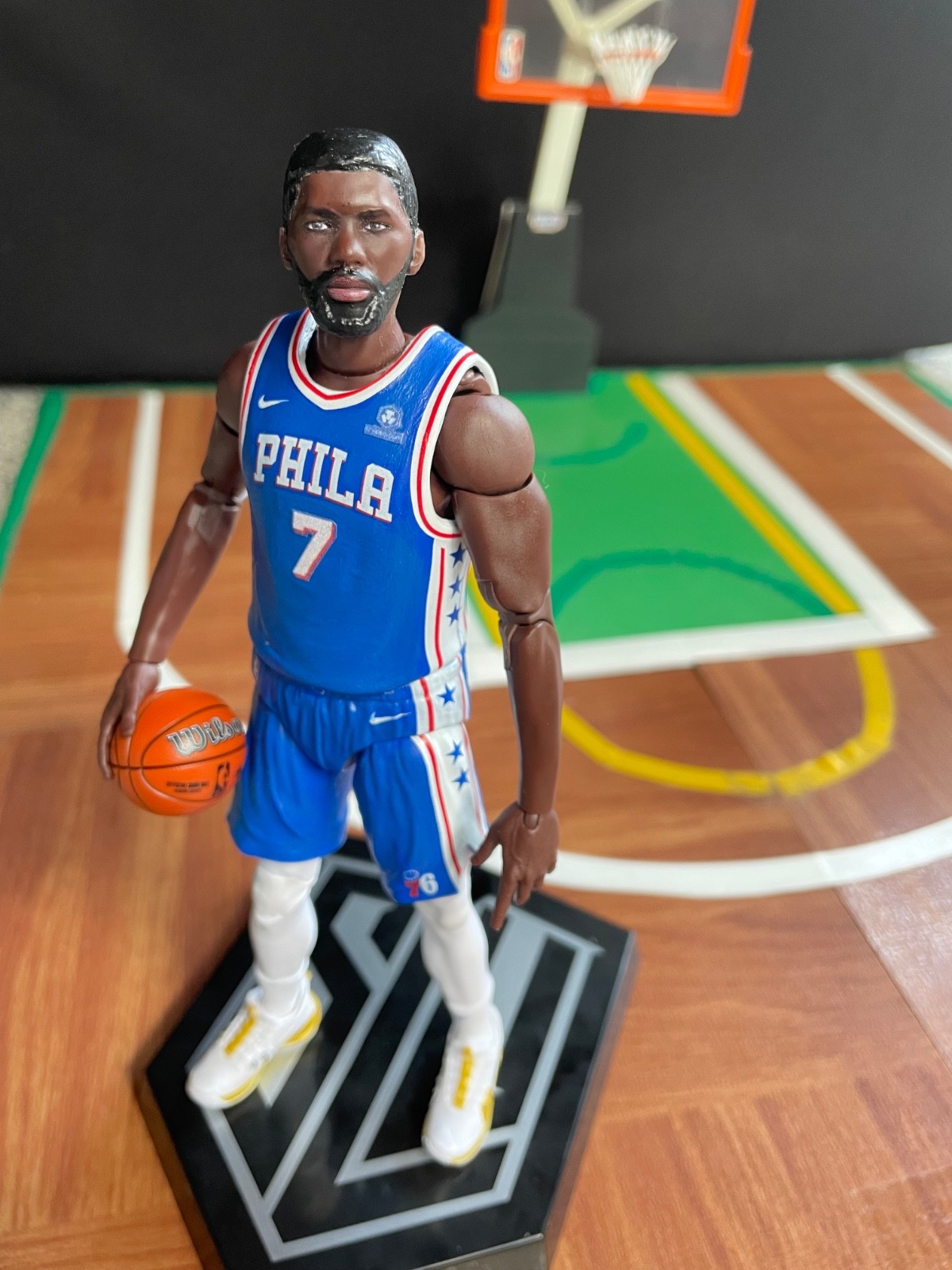 Jaylen Brown – Philadelphia 76ers Sixers – Custom Starting Lineup Action Figure