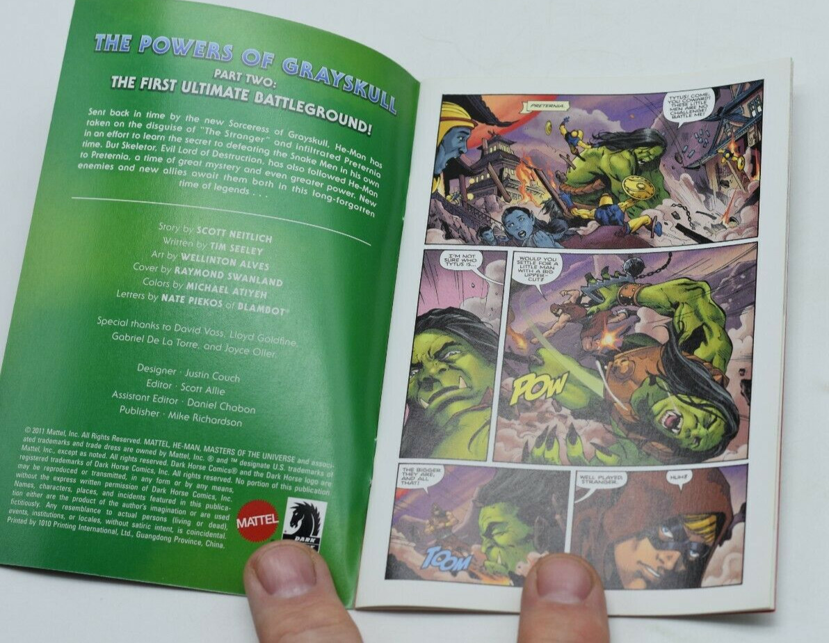 He-Man Masters Of The Universe Classics MOTUC He-Ro Unleashed Mini-Comic!!! YES