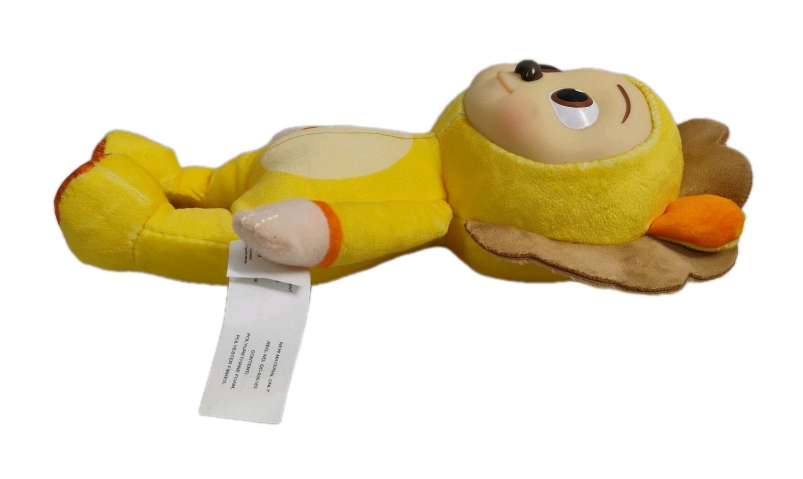 Cocomelon JJ 9″ Lion Plush Stuffed Animal Toy Small Flaw Mark On Face Yellow