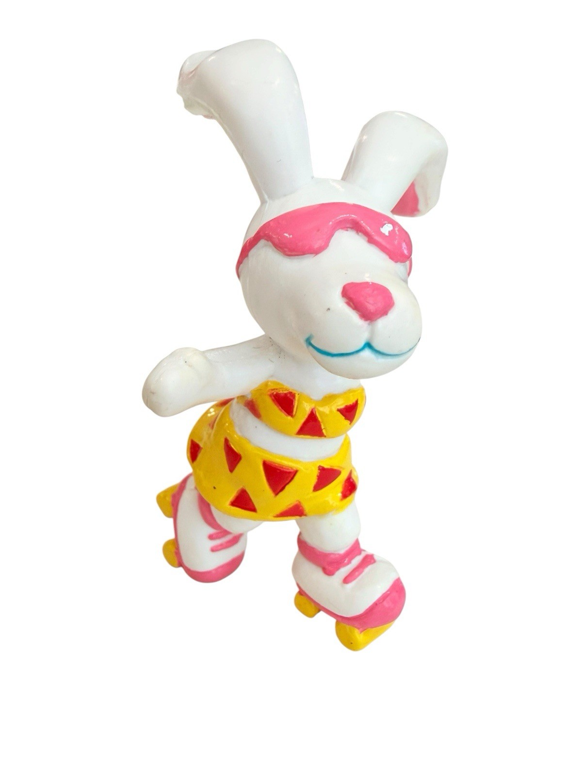 Vintage Applause Beach Bunny Girl Roller Skating Rabbit PVC Figure 90″s Read