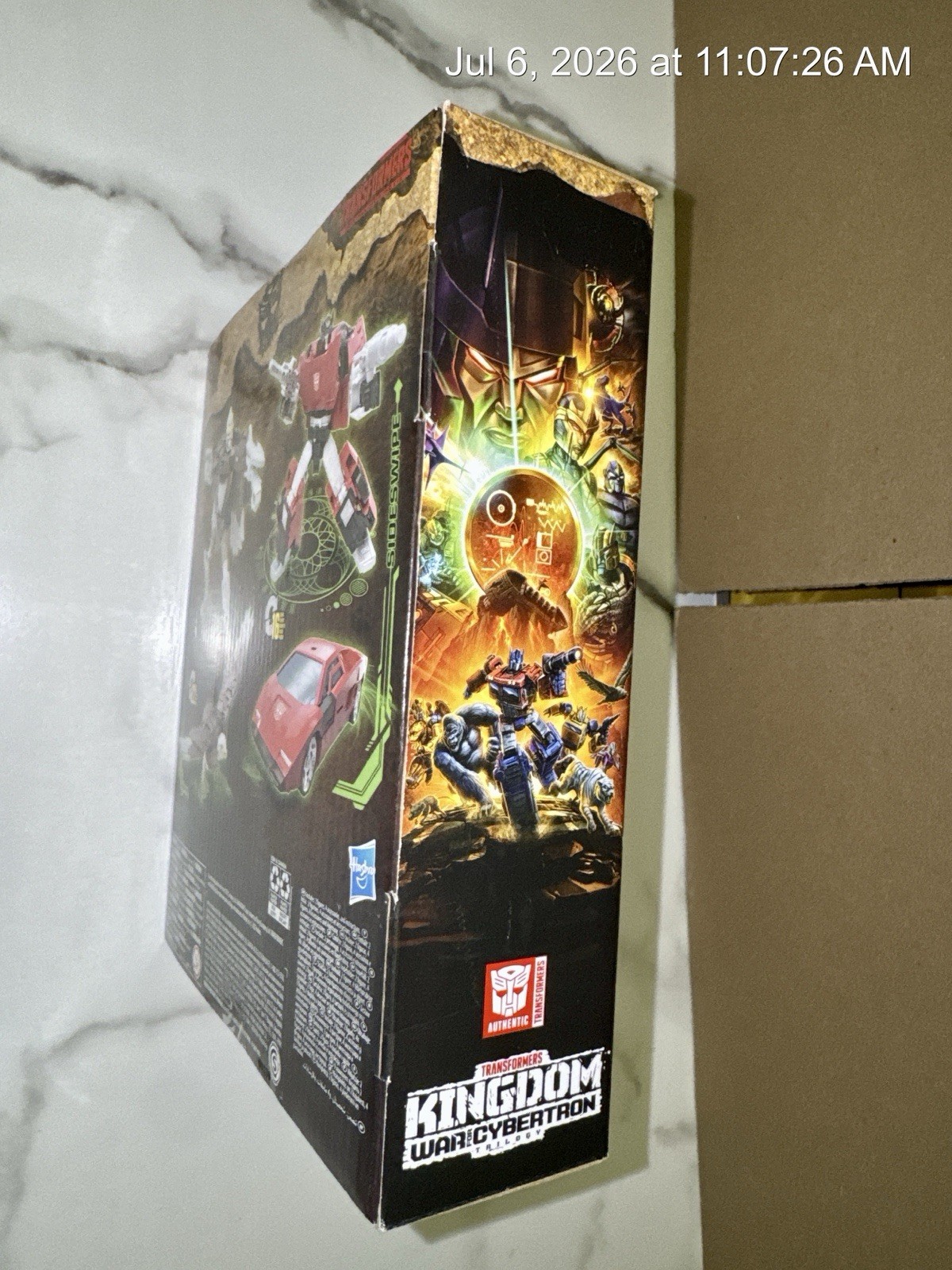 Transformers Kingdom War for Cybertron Skywarp Sideswipe Battle Across Time