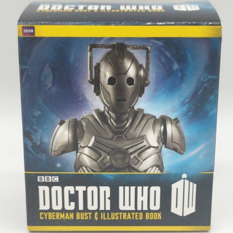 Doctor Who Cyberman Bust & Illustrated Book 2013 Sealed Mega Mini Kits BBC