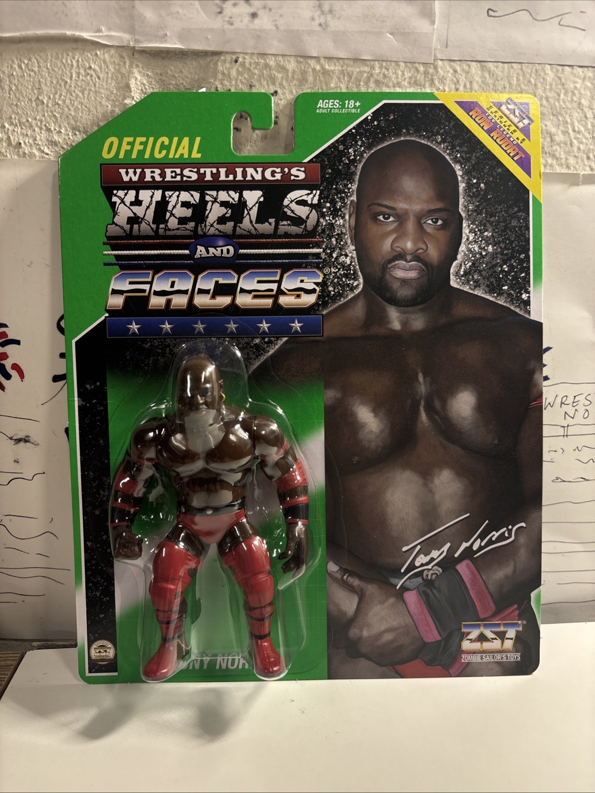 WWF Ahmed Johnson Heels Faces Zombie Sailor Toys Wrestling Figure Hasbro WWE MOC