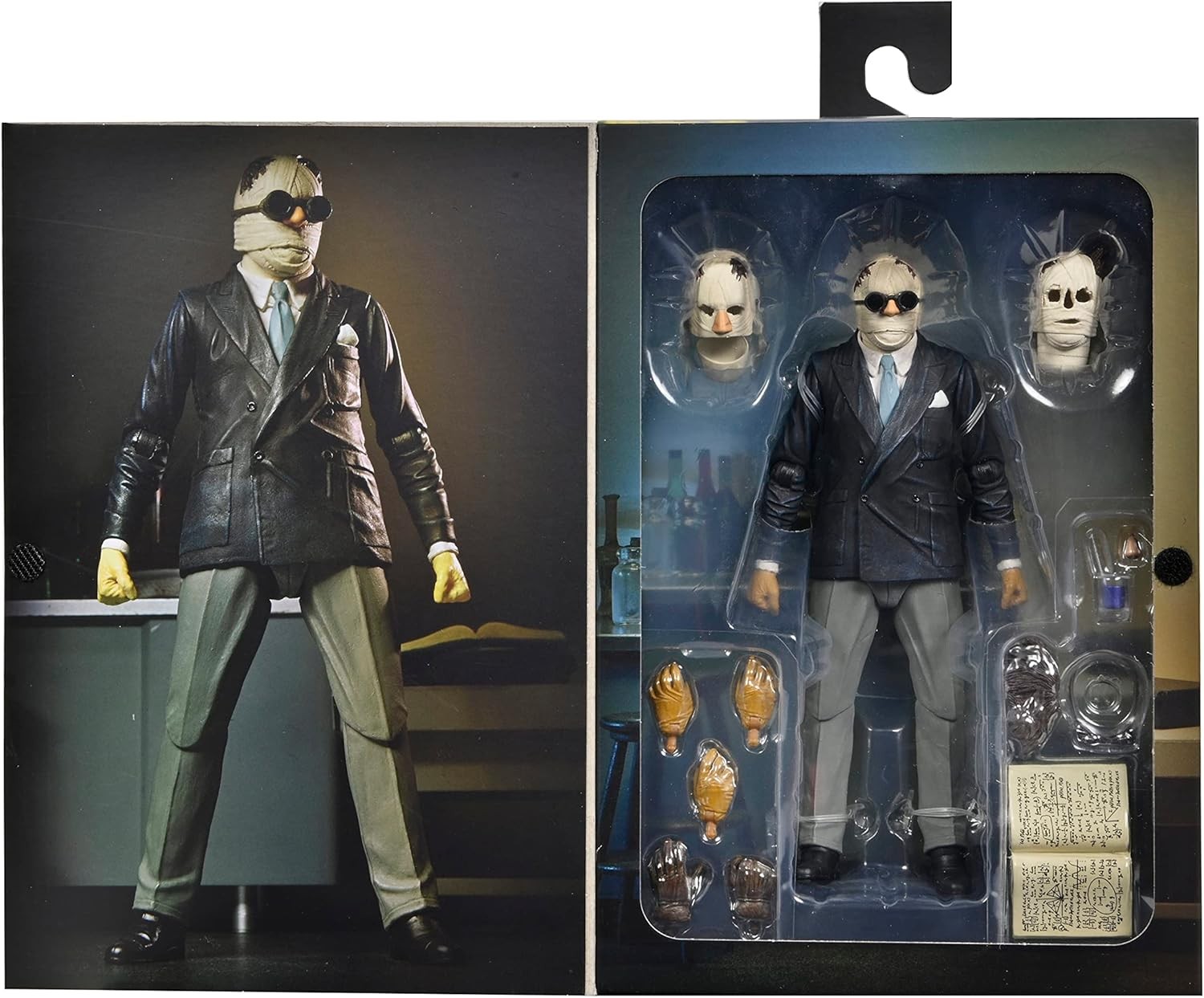 The Invisible Man Universal Monsters Ultimate Action Figure NECA 7”