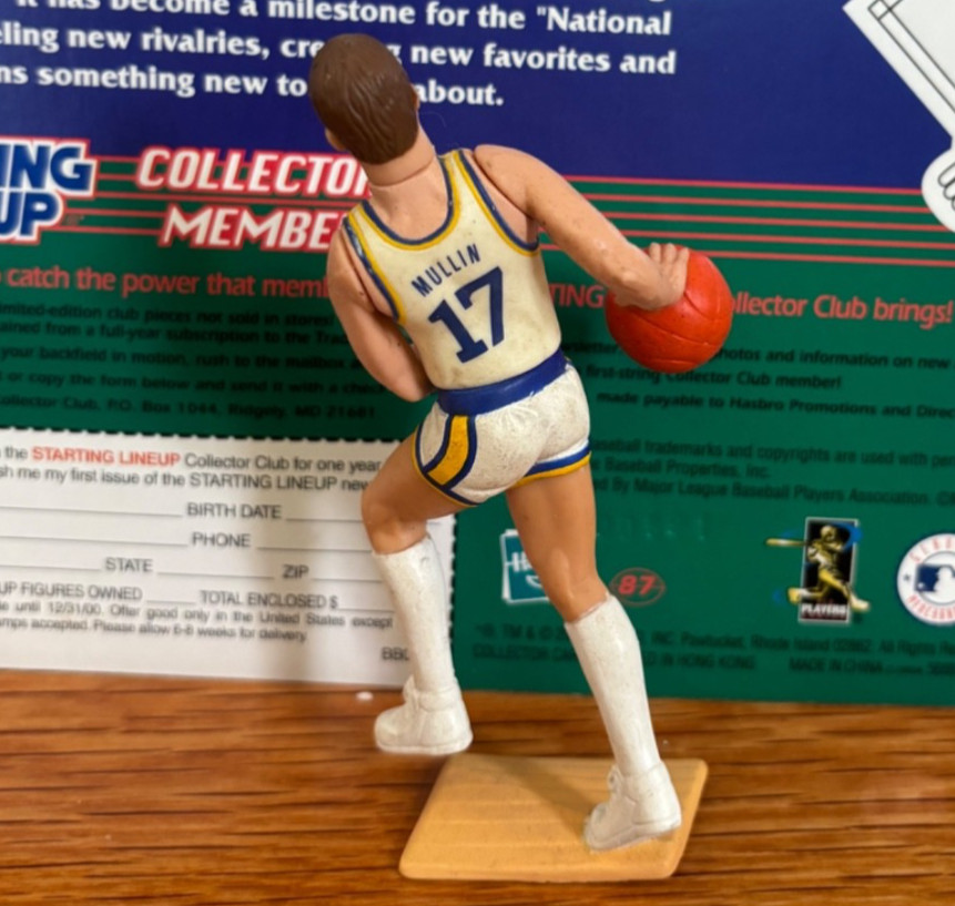 Very HTF 1990 Chris Mullin Golden State Warriors Starting Lineup Loose