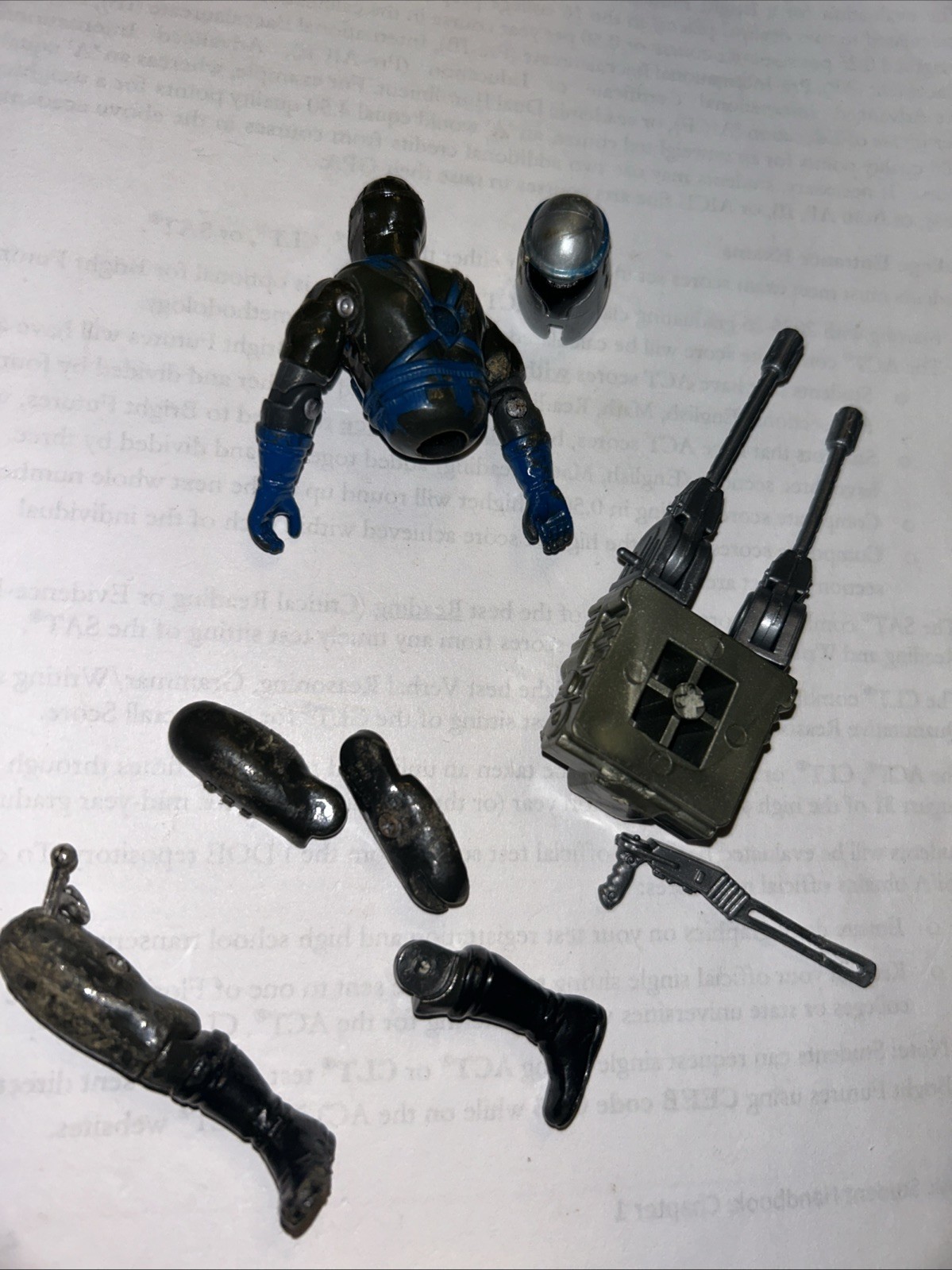GI Joe Laser Viper Series 9 1990 Parts MH