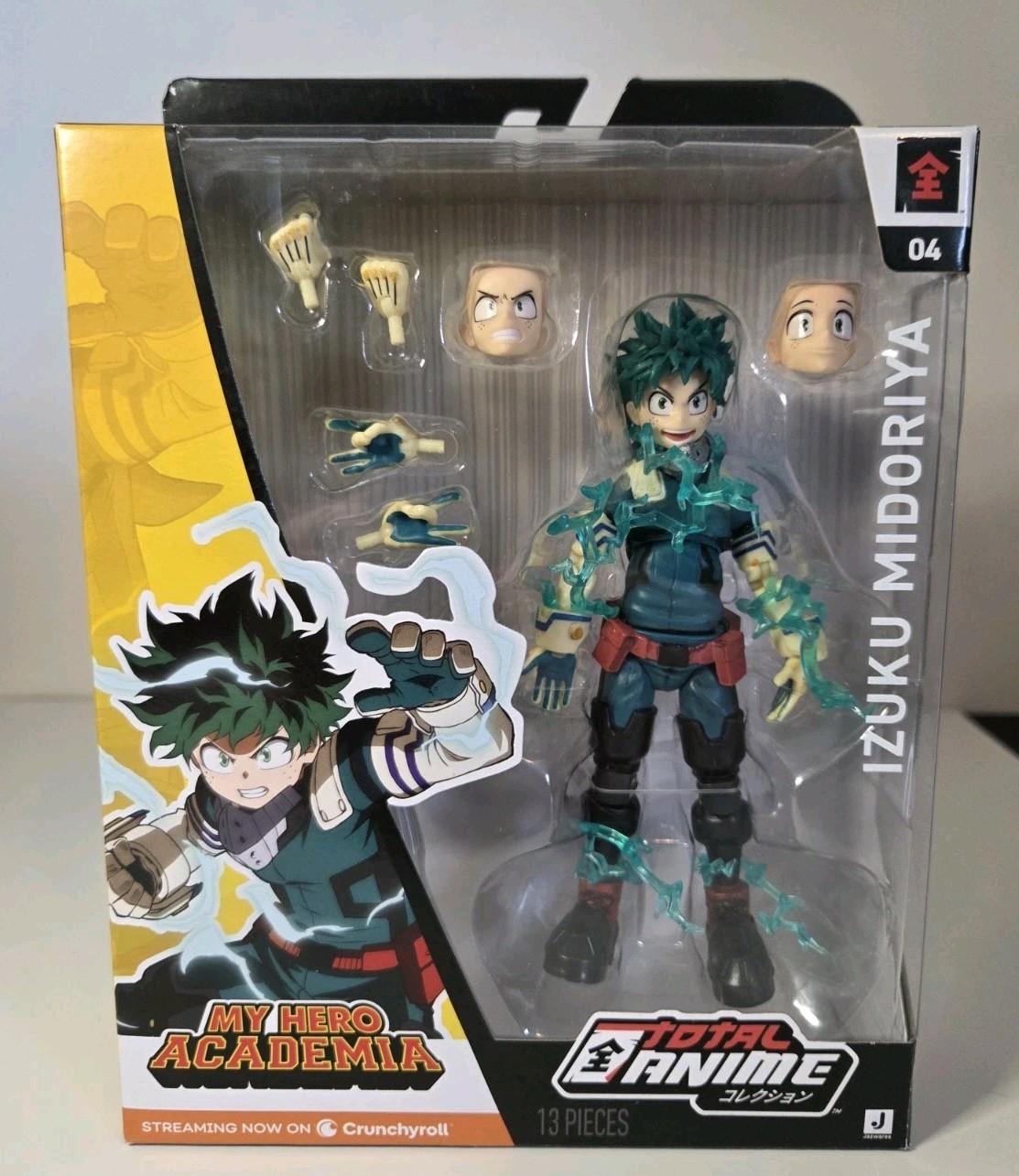 My Hero Academia Izuku Midoriya Deku 6″ Action Figure Total Anime Jazwares New