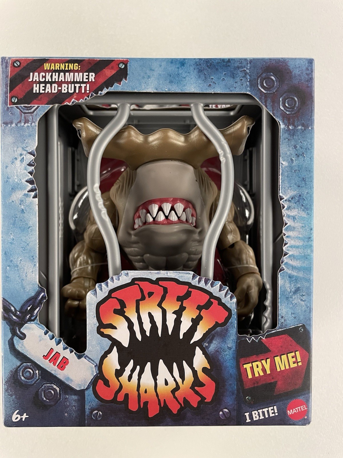 Street Sharks Jab Action Figure Hammerhead Shark 30th Anniversary Reissue 2024