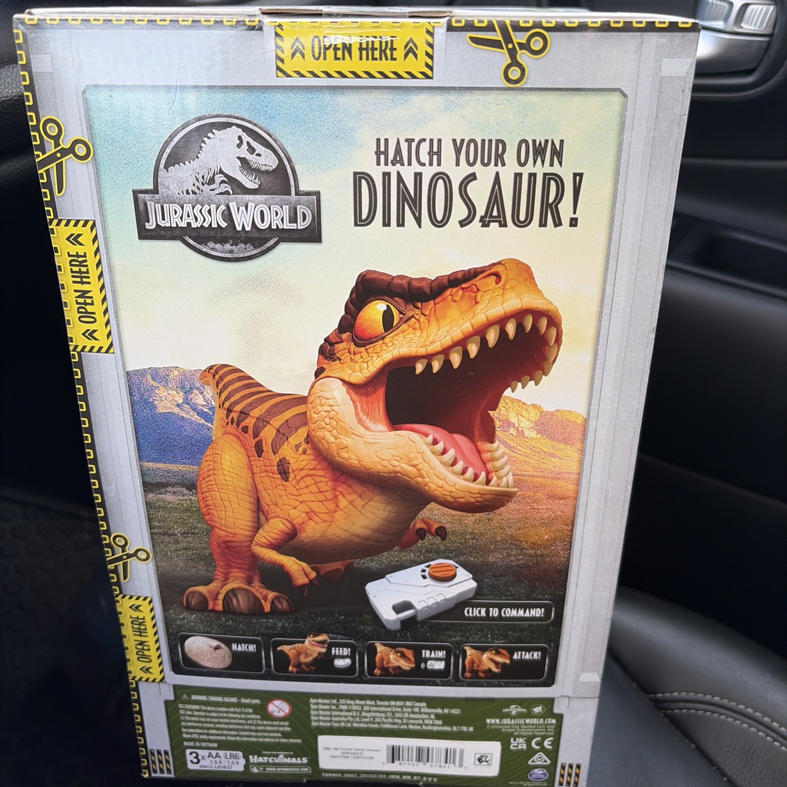 Jurassic World Primal Hatch Interactive T Rex Dinosaur Egg New