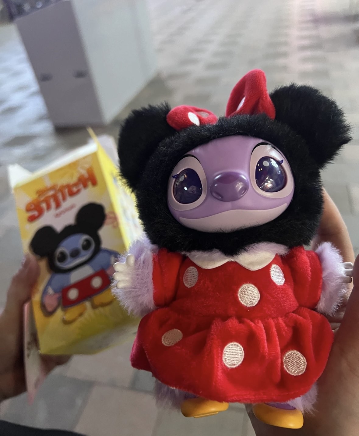 Minnie Angel- Disney Stitch Adventure Series Blind Box Figures Toy Plush Pendant