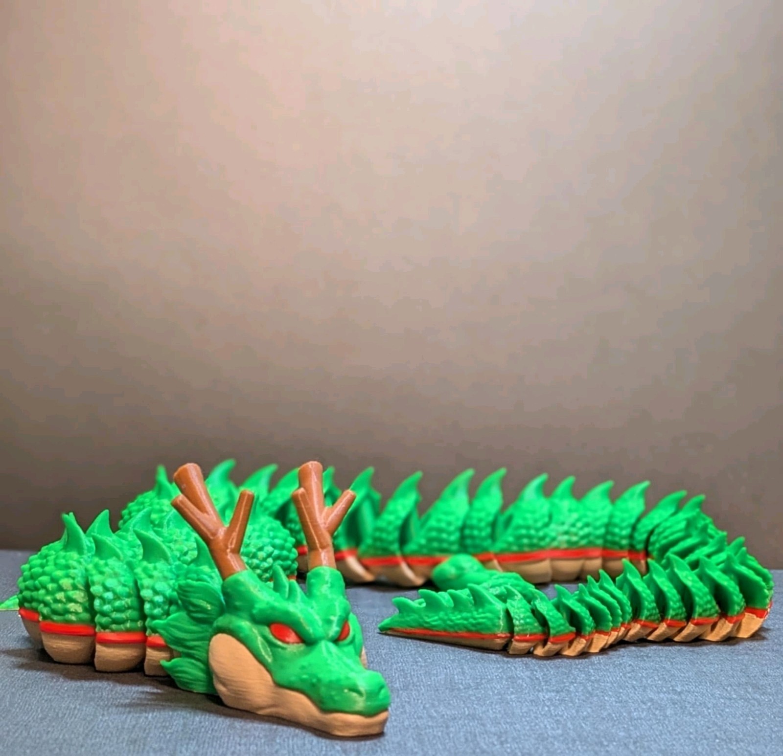 Articulating Shenron Dragon Toy 3D Printed
