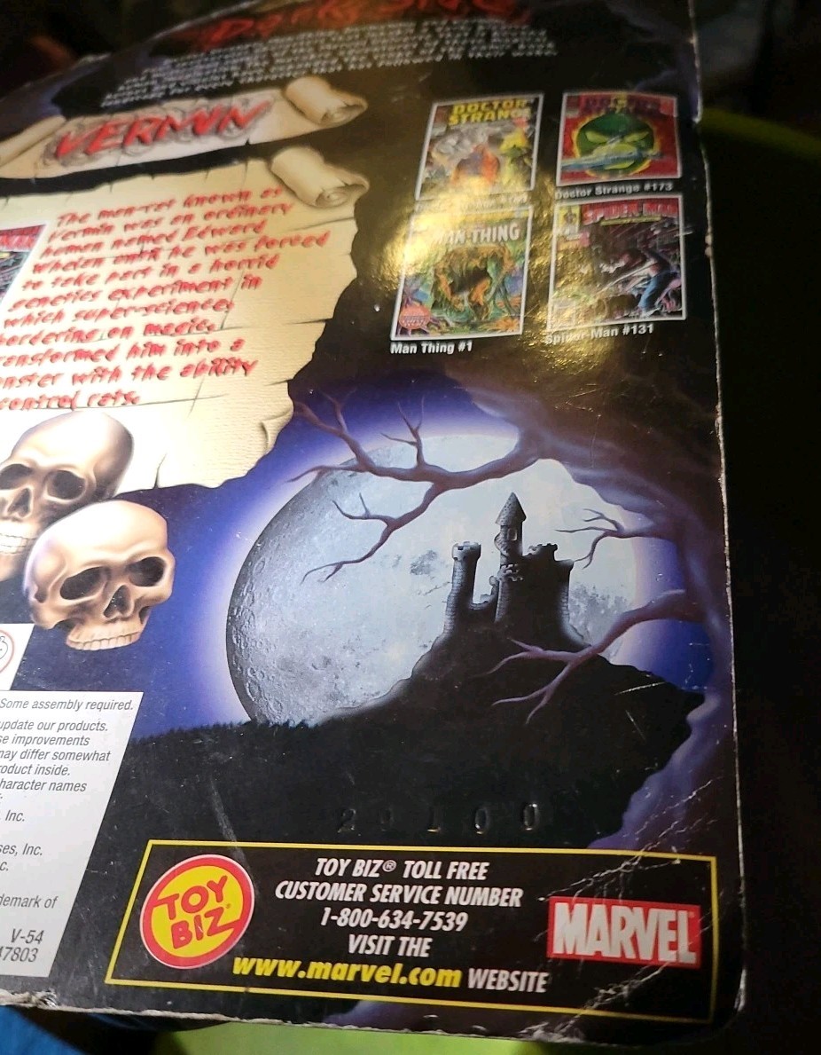Marvel History The Dark Side Vermin Action Figure 2000 ToyBiz Preview Exclusive