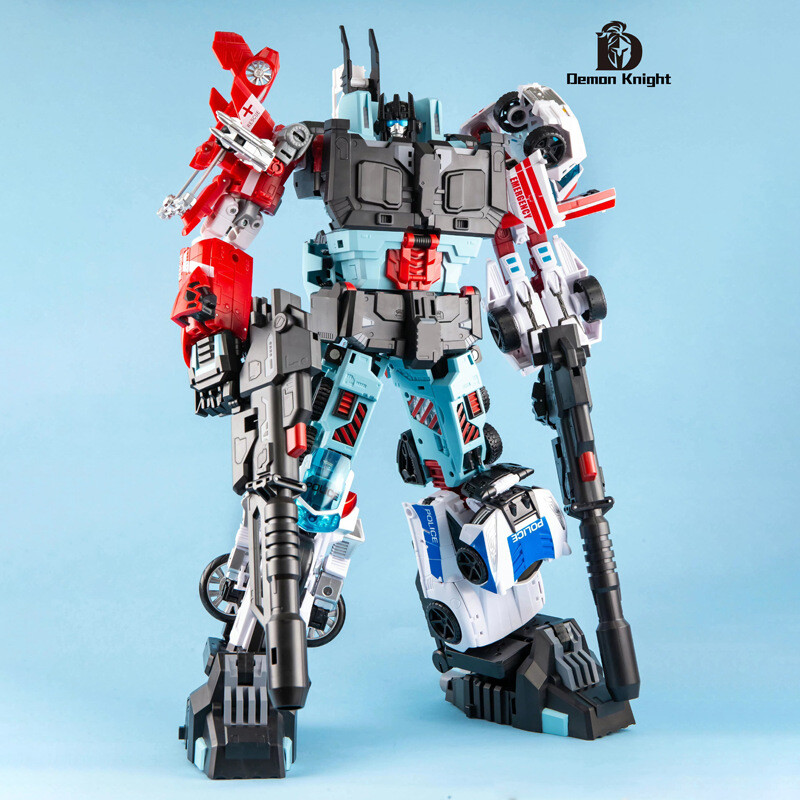 NEW Demon Knight Defensor Combiner Wars Oversized 45cm A+B Set DK01-05 No Box