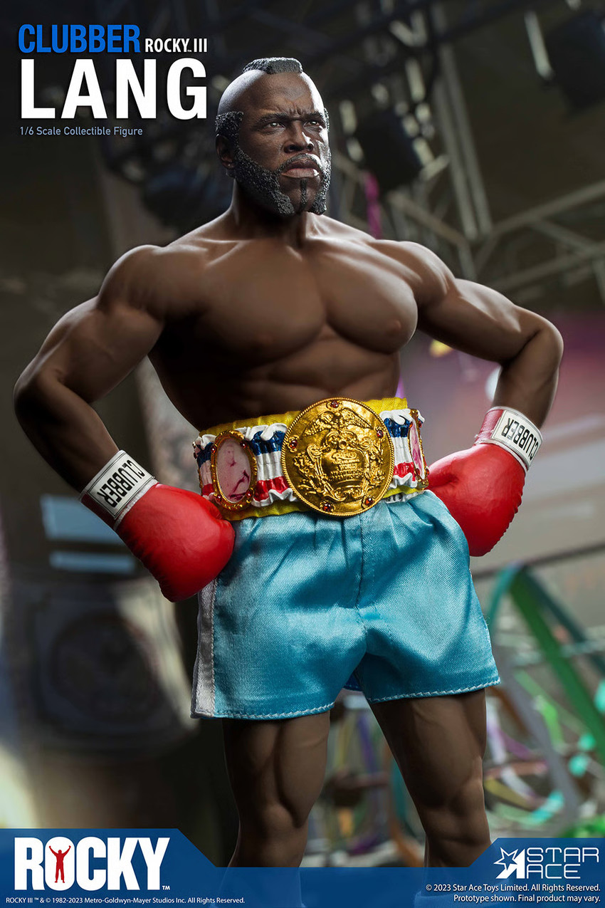 Star Ace Rocky 3 Clubber Lang 1/6 Action Figure Hot Toys Mr. T