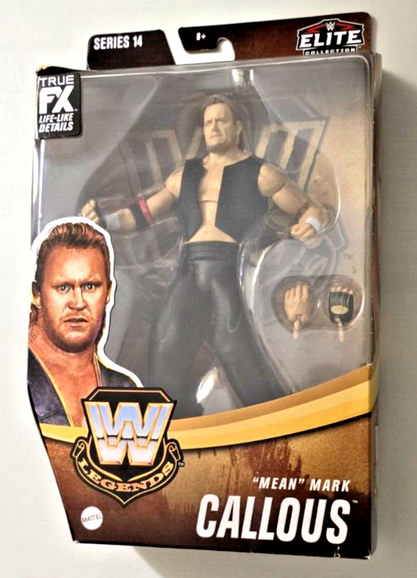 WWE Elite Legends Series 14 Mean MARK CALLOUS Wrestling Figure Mattel NIB