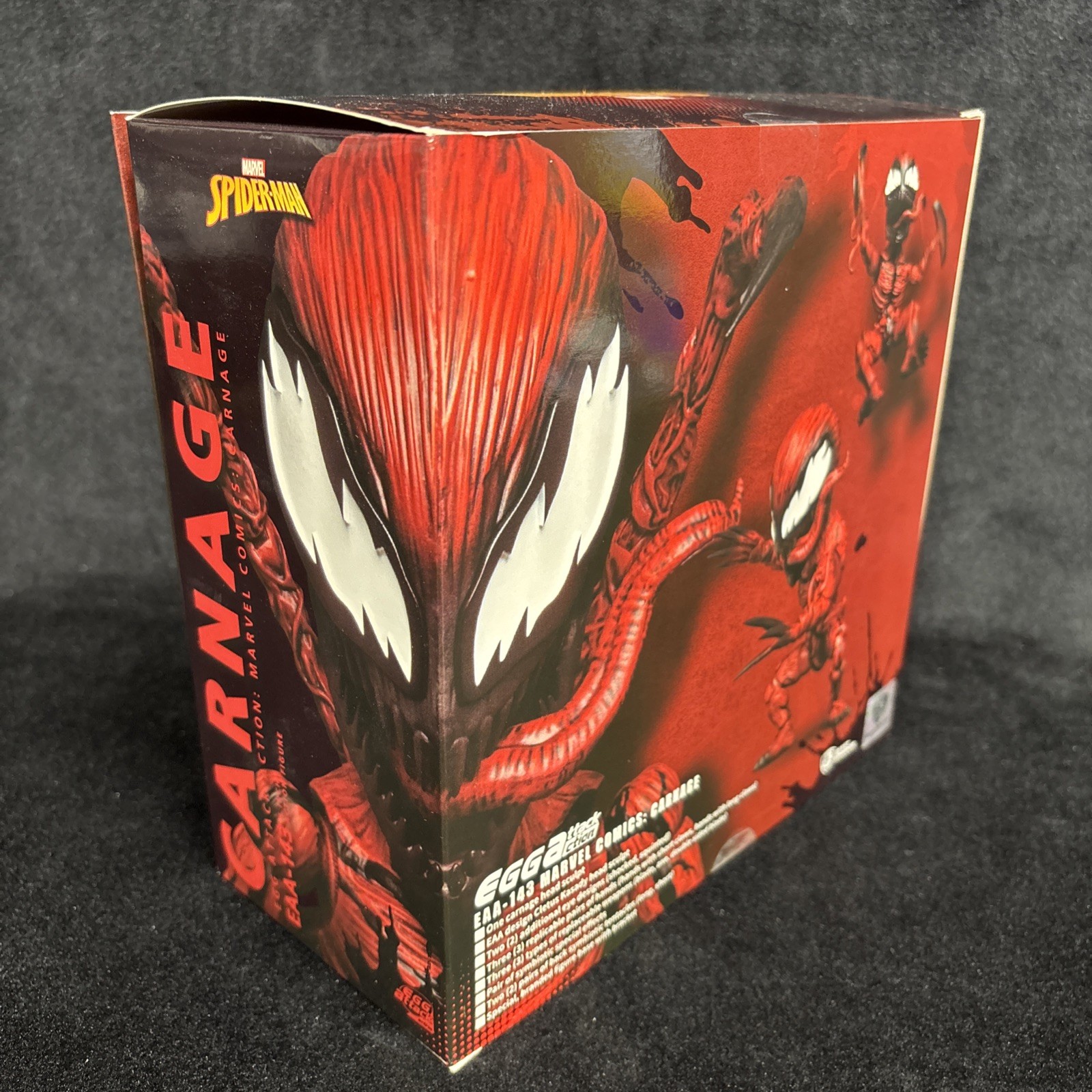 Beast Kingdom Egg Attack Action (EAA)-143 Carnage (Marvel Spider-man) NIB