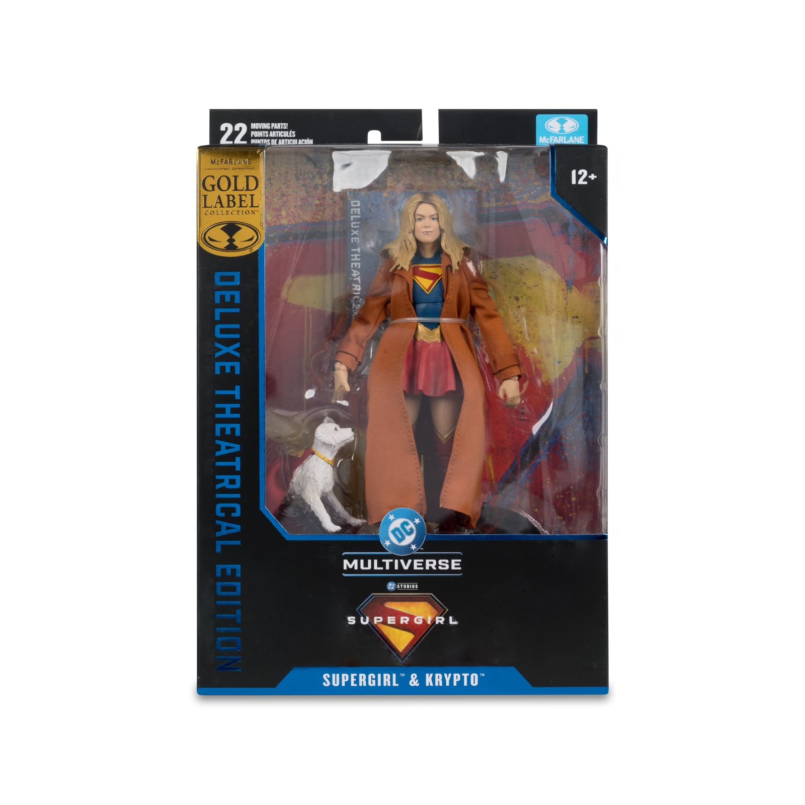 McFarlane DC Multiverse Supergirl & Krypto (Supergirl) Gold Label Deluxe Figure