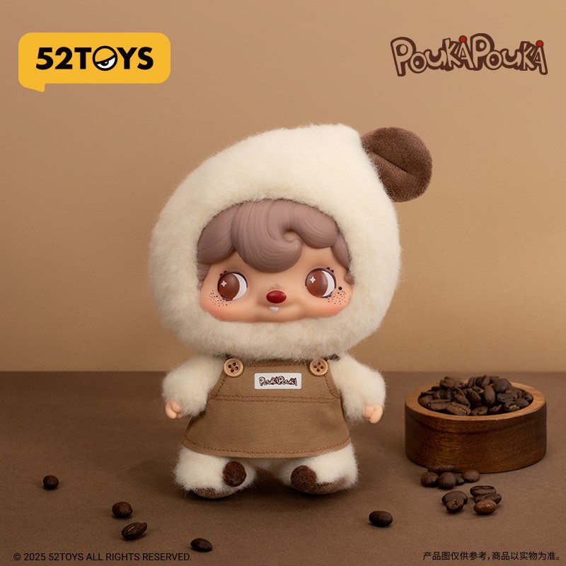 52TOYS POUKA Have A Cup of Coffee Series Figure Toy New Gift Hot