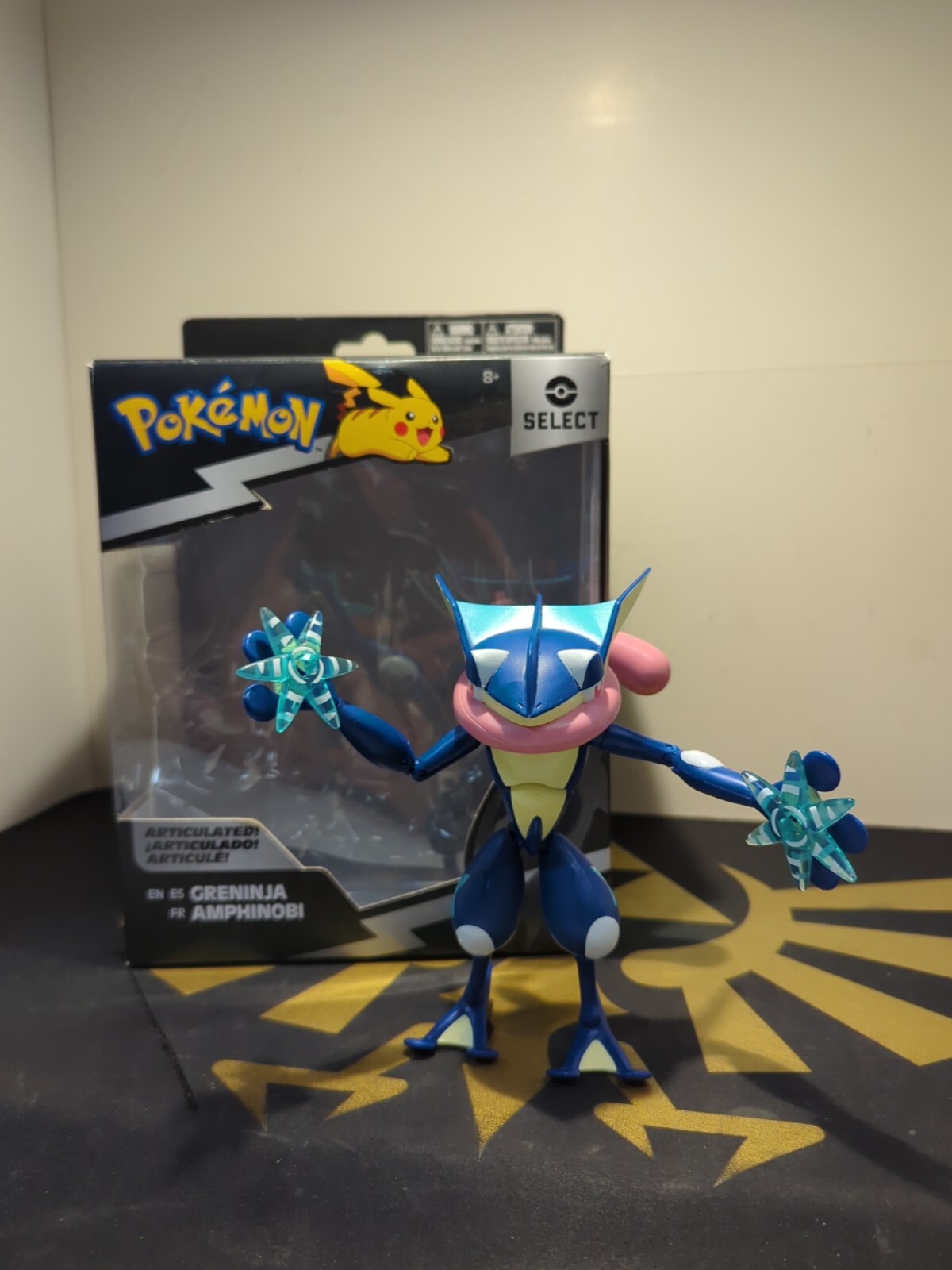 2021 Jazwares Pokemon Select Series 1 Greninja 6” Articulated Figure – No Stand