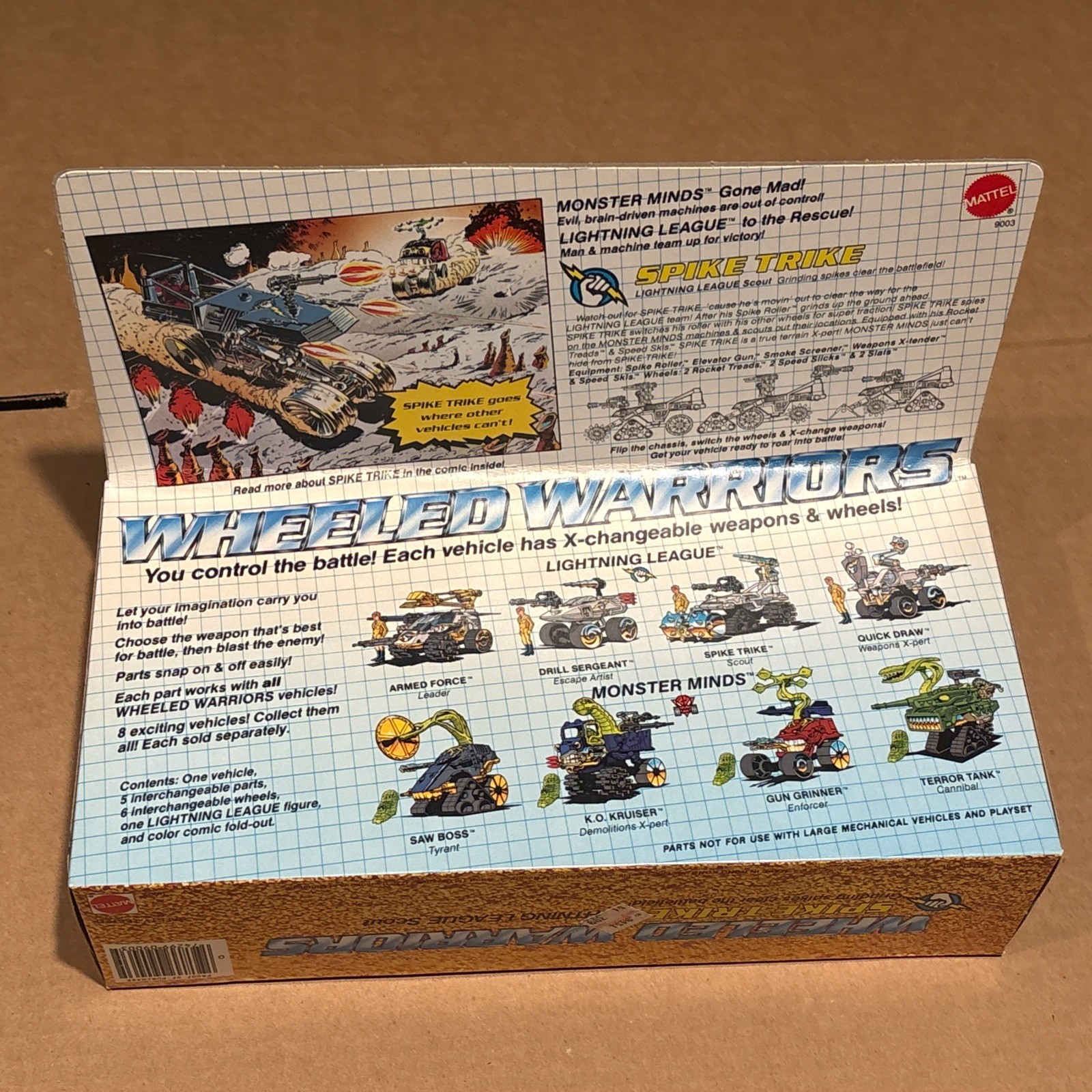Spike Trike Jayce and the Wheeled Warriors Toy 1985 Mattel Factory Sealed Misb