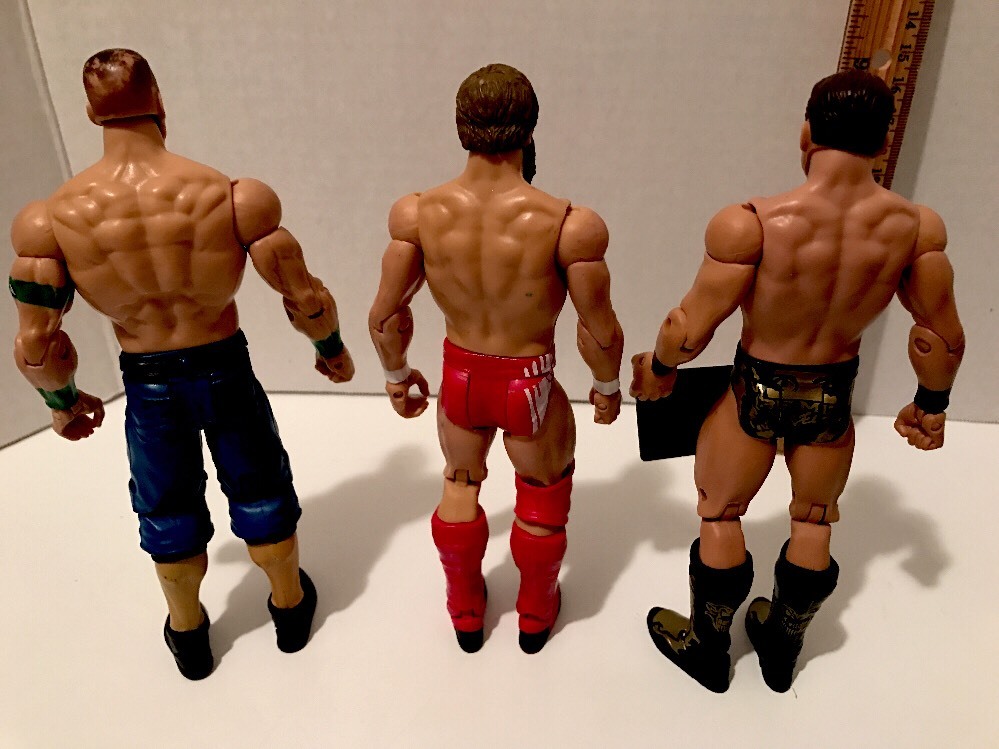 WWE The Miz, Daniel Bryan & John Cena Action Figures