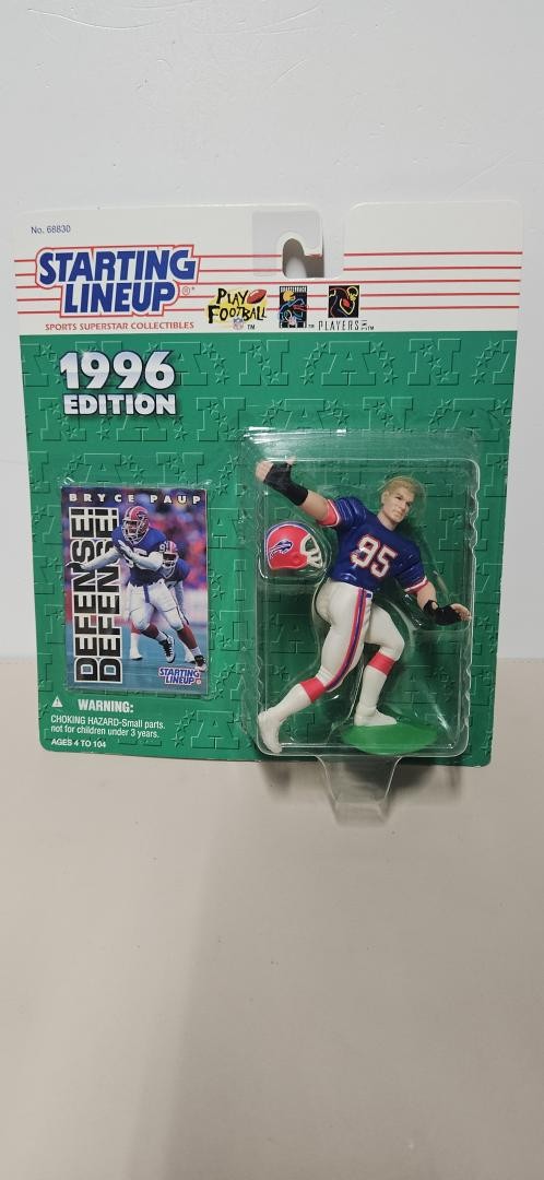 Bryce Paup Buffalo Bills Starting Lineup 1996 Edition Kenner