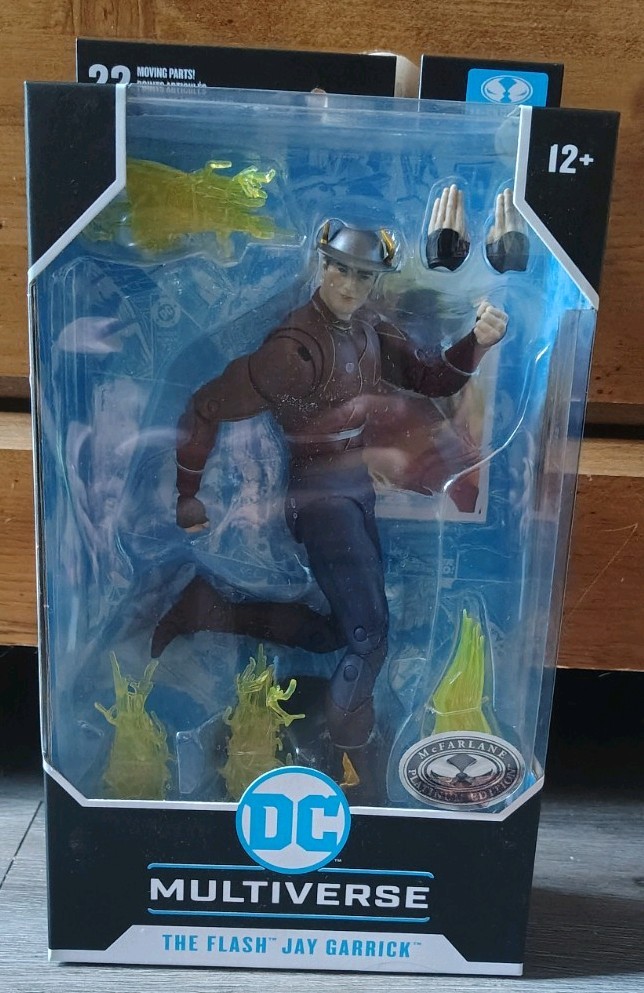 McFarlane DC Multiverse the Flash Jay Garrick Platinum Figure RARE