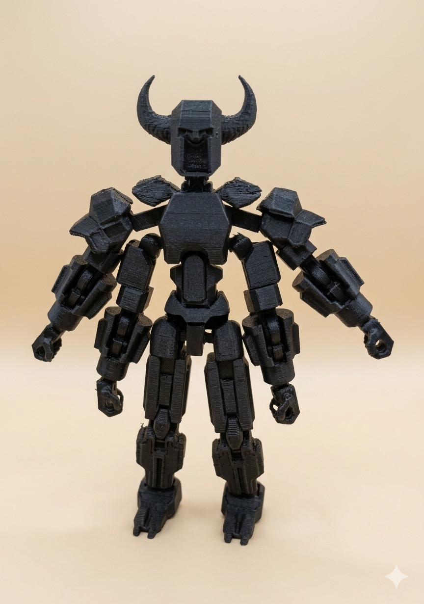Mecha 13 | Dummy 13 SPECIAL EDITION | Custom 3D Printed Action Figure Toy