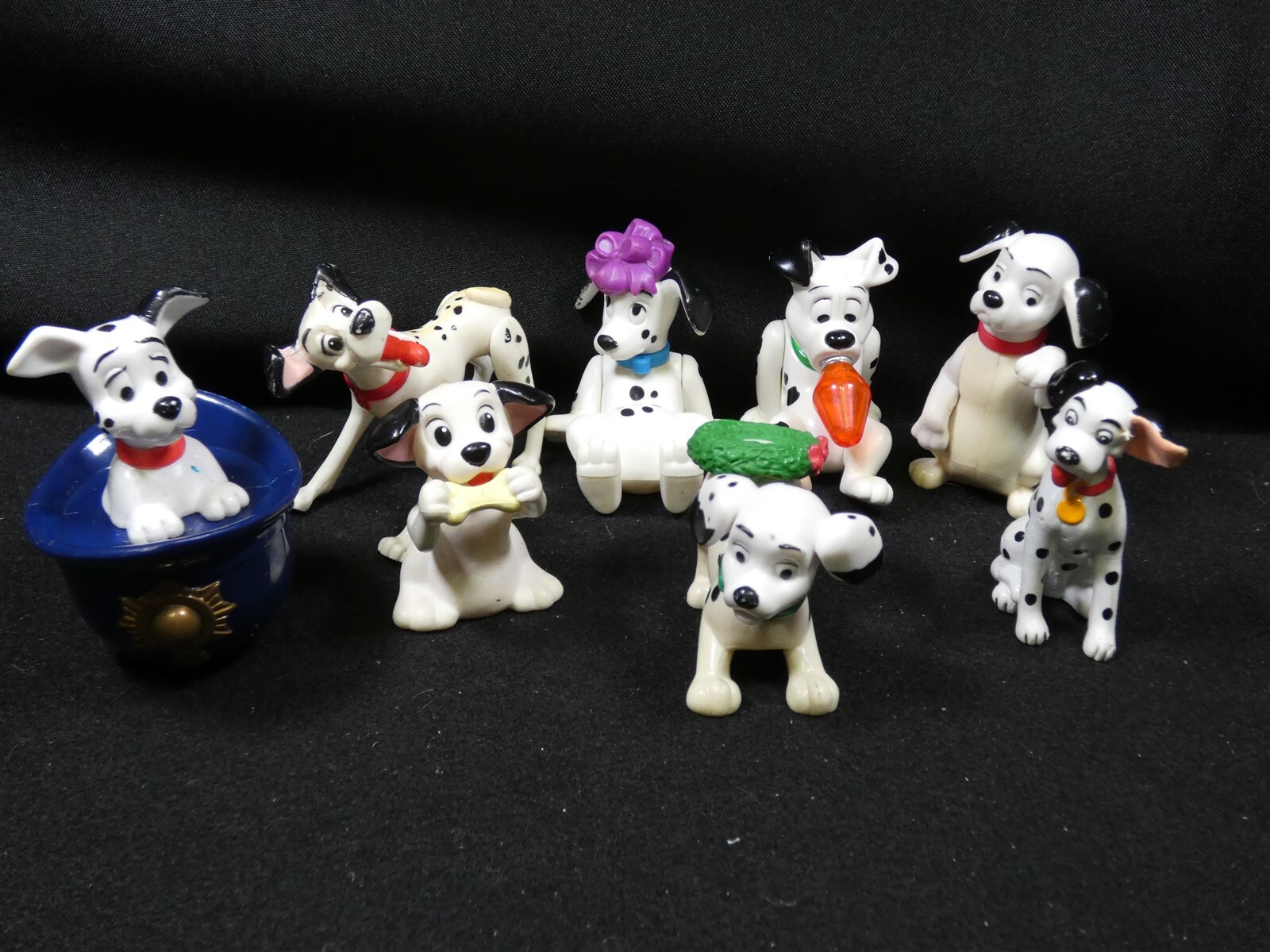 Lot of 8 Disney McDonald’s Happy Meal 101 Dalmatians Toys Action Figures READ