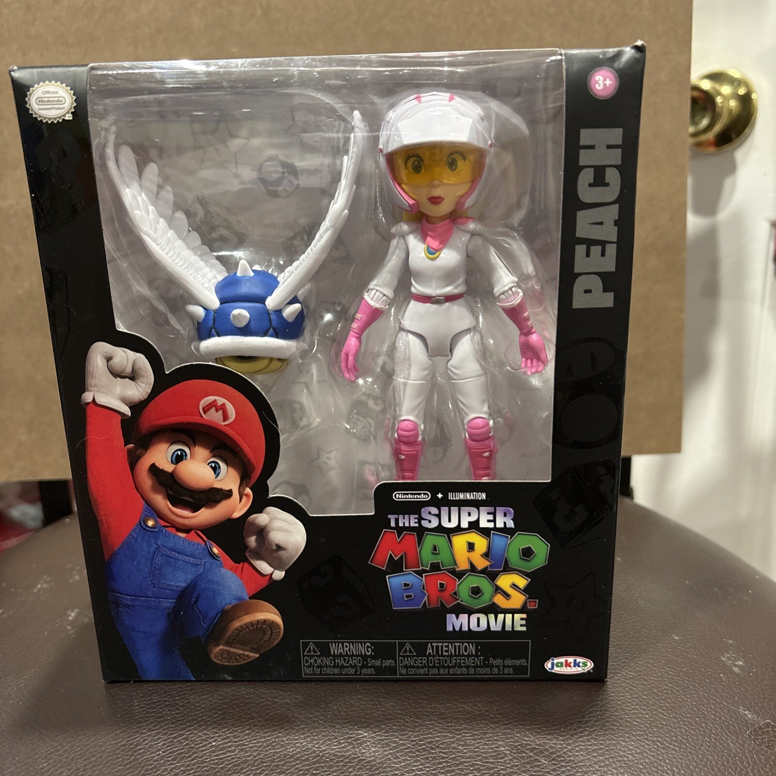 The Super Mario Bros. Movie Princess Peach 5″ Action Figure Factory Sealed NIB