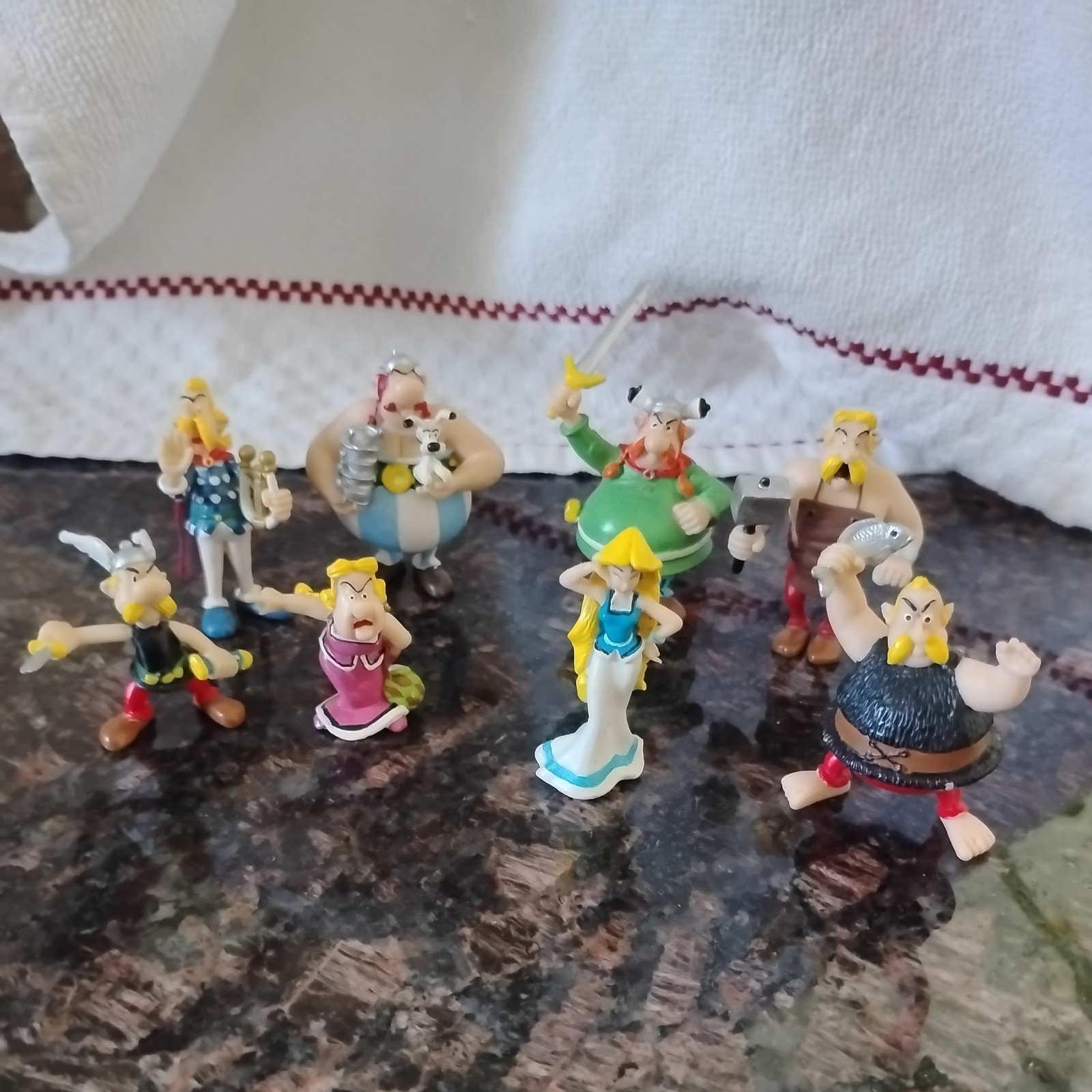Papo Safari Plastoy Medieval Knight War Horse Mount Figure Lot of 8