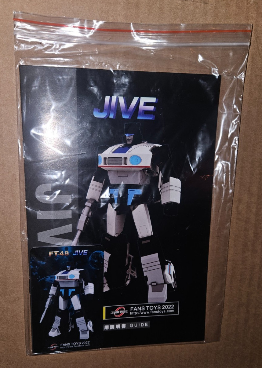 Fans Toys Jive FT-48 Action Figure Complete Masterpiece Scale 2022 Jazz G1