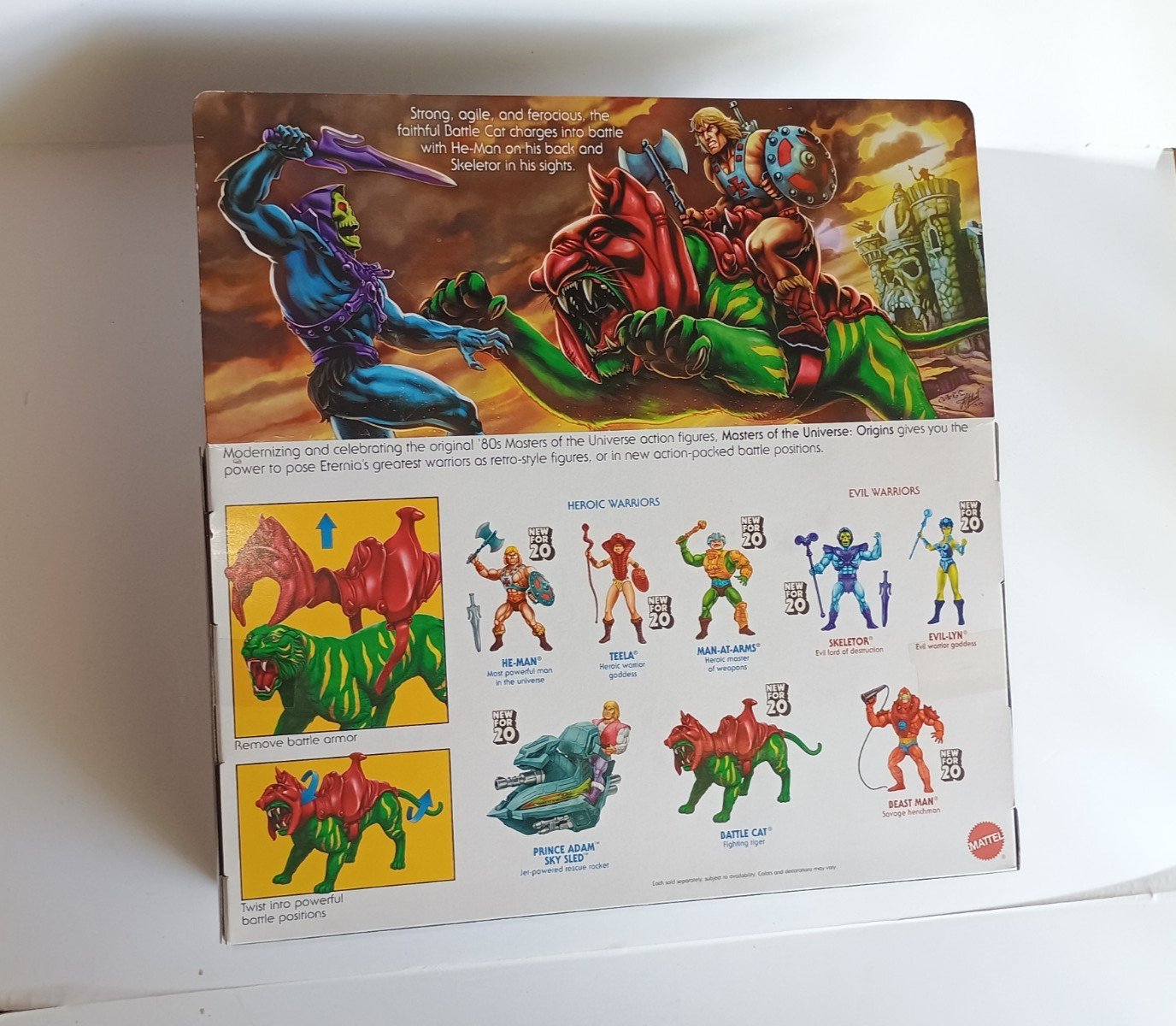 NEW SEALED Masters Of The Universe Origins Battle Cat Action Figure 2020 Mattel