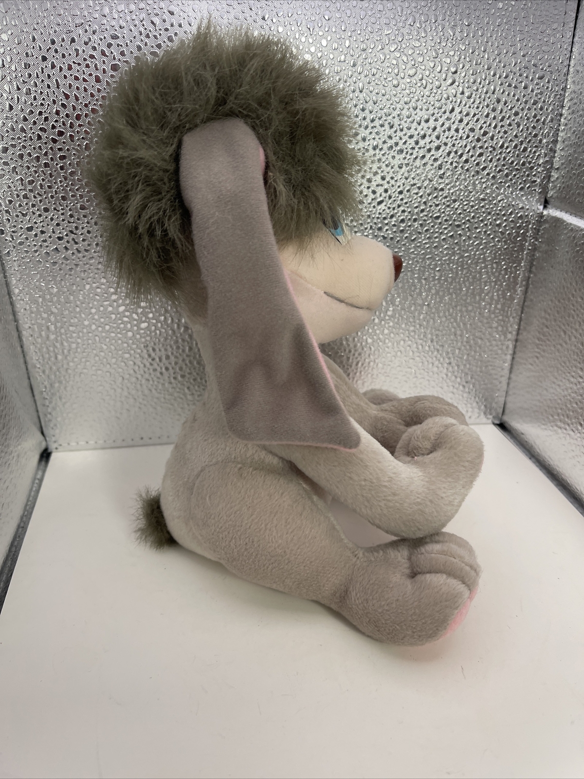 1997 Anastasia Pooka Puppy Dog W/ Moving Ears Plush Approx. 8” Tall