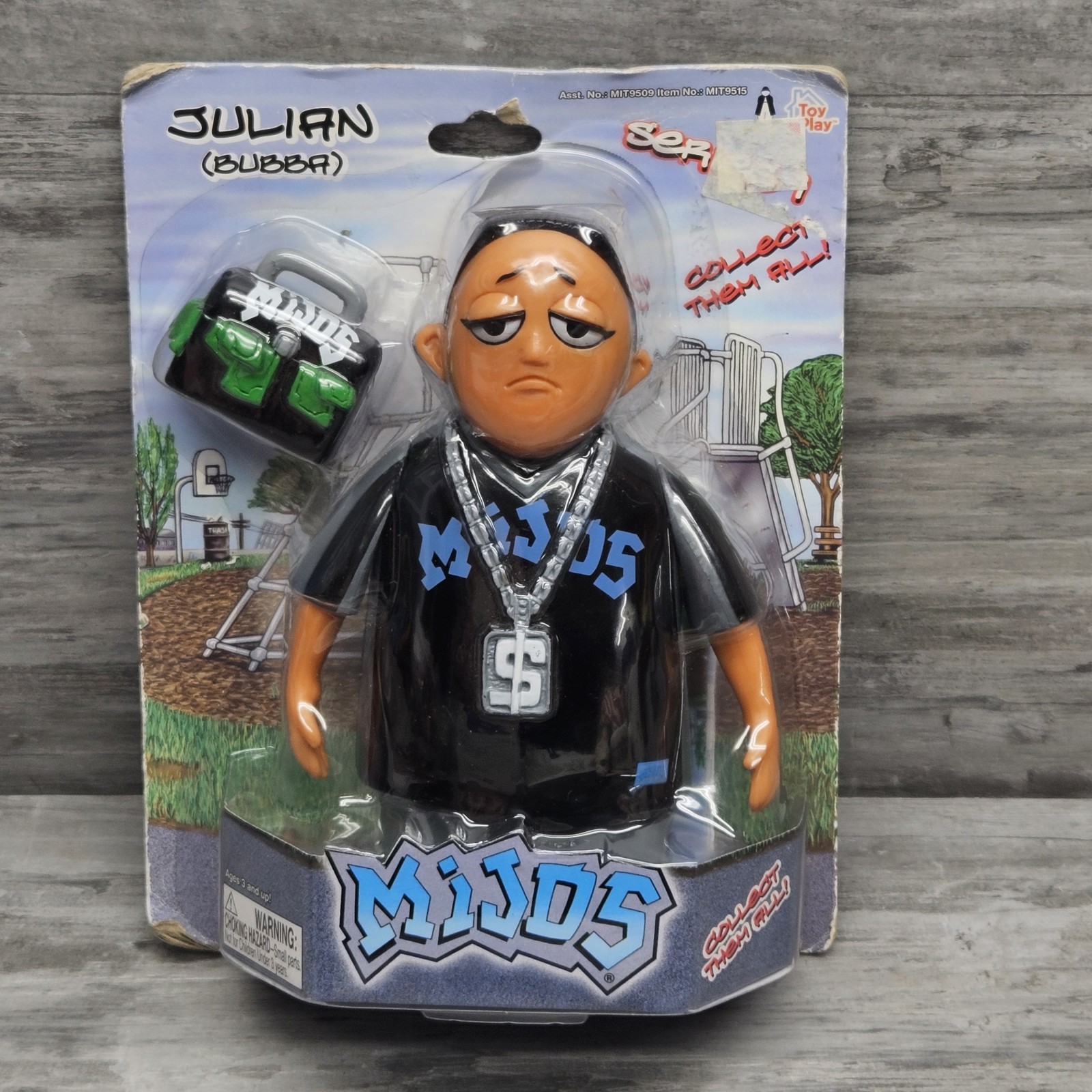 Mijos Homies Julian (Bubba) Series 1 6” Figure Damaged Blister Pack / Cardboard